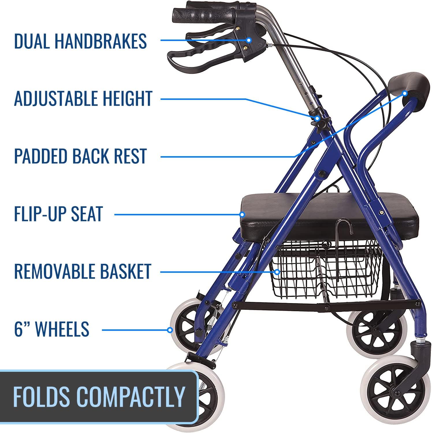 DMI 501-3012-2100 Walkers-Wheelchairs-Rollators - View #3