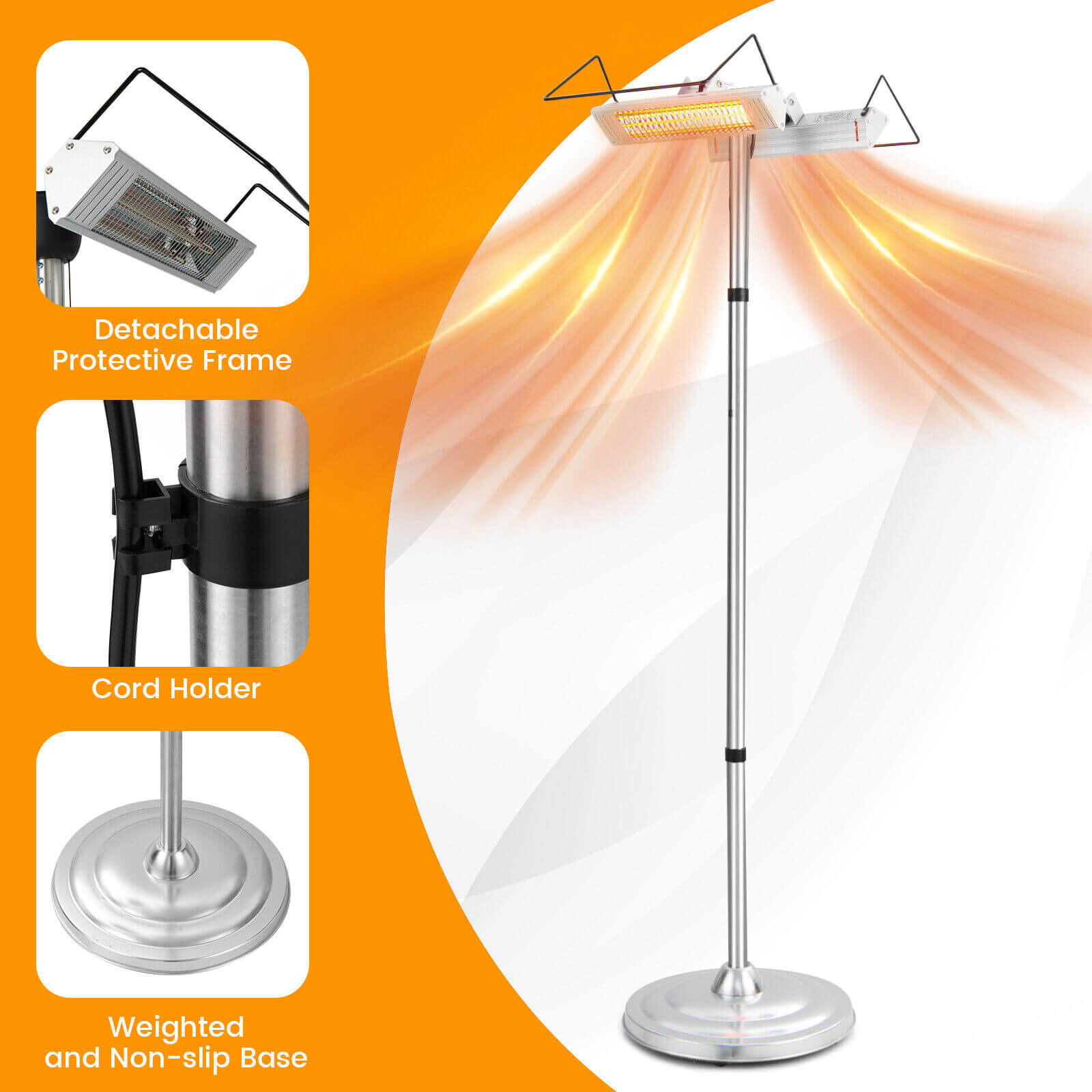 Slickblue D-CO-AC10201PF Outdoor-Electric-Patio-Heaters - View #6
