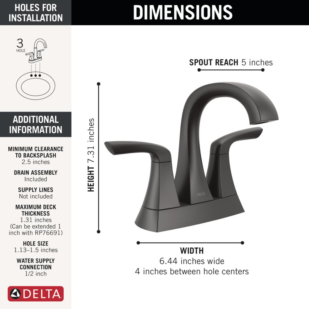 Delta 25895LF-BL Lavatory-Faucets - View #5
