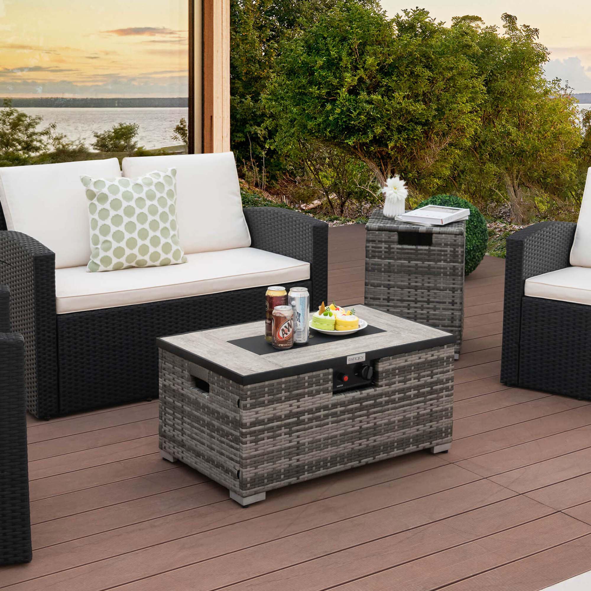 Costway HCST01110 Outdoor-Gas-Firepits - View #9
