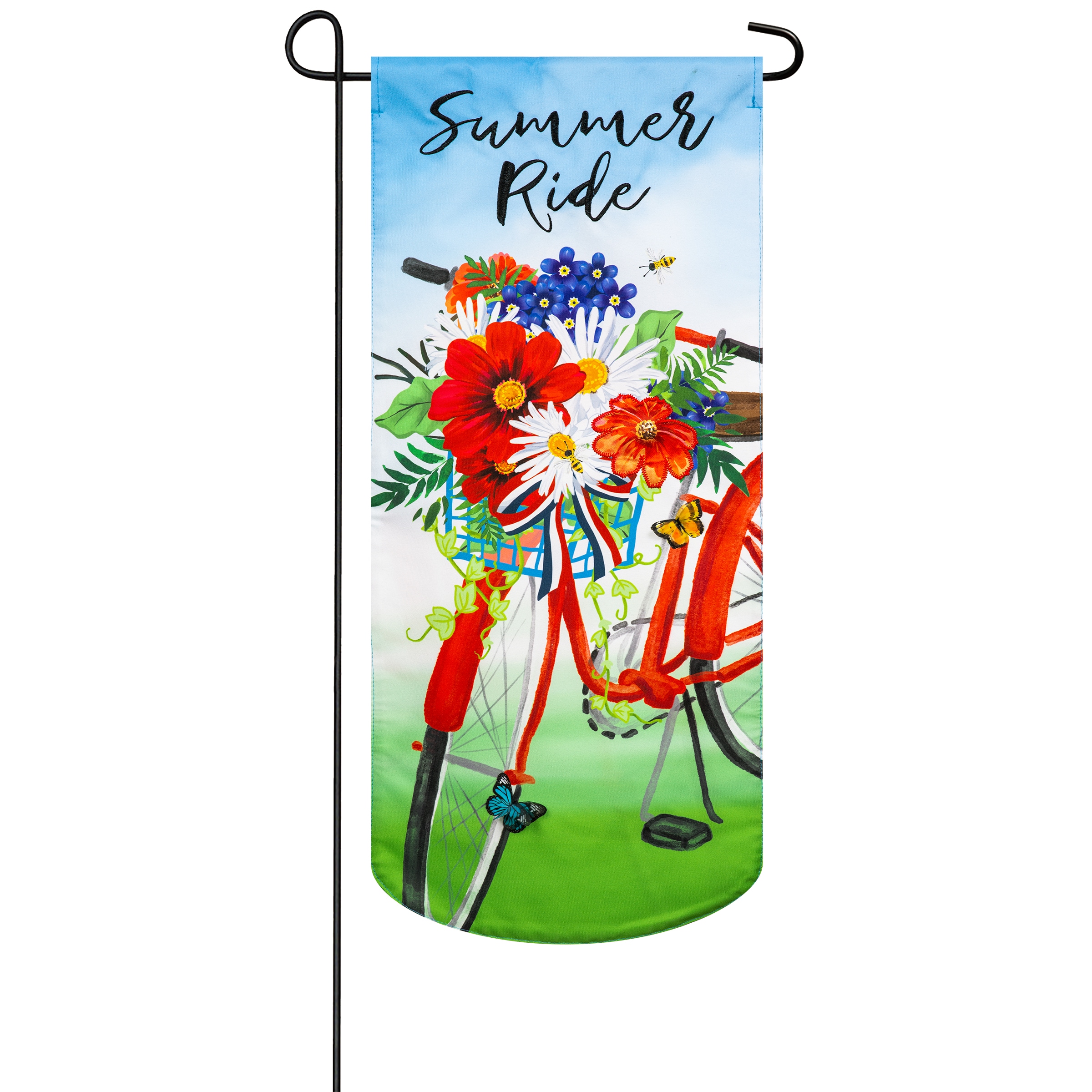 Style Selections ZLW14L13285 1-ft W x 2-ft H Summer Embroidered Banner Kit