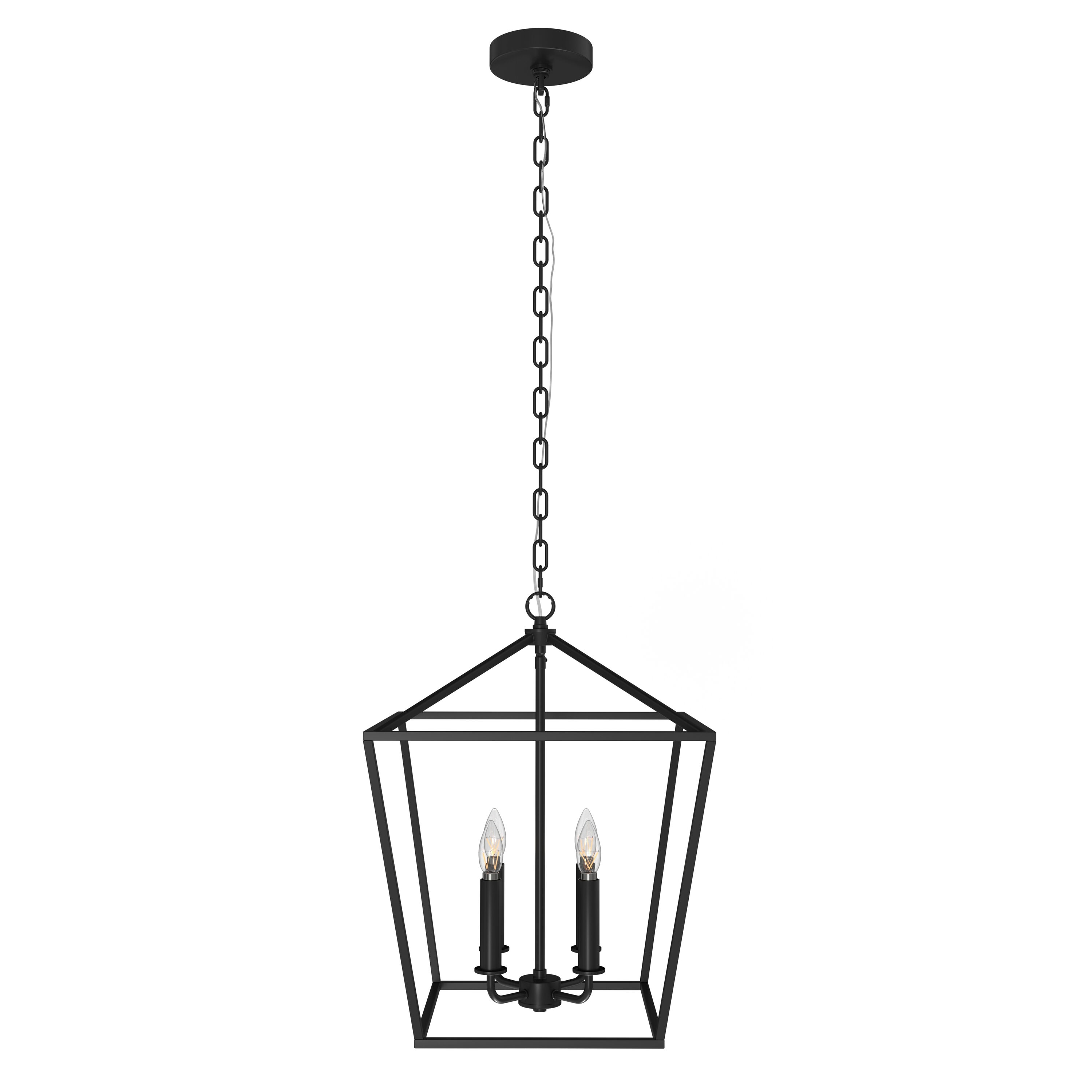 allen + roth CH31-4MBK Pendant-Lights - View #2
