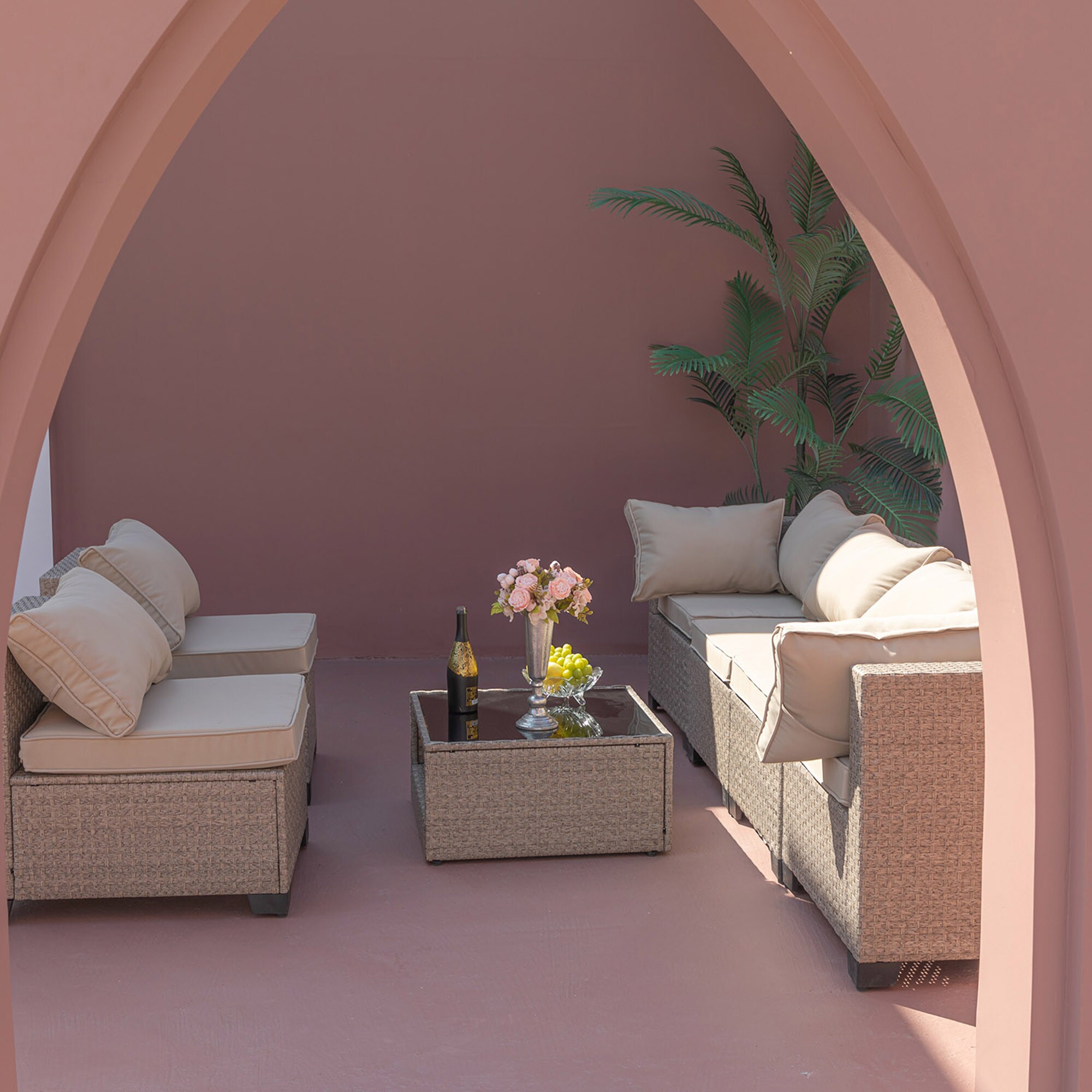 SINOFURN SYA370192BG Patio-Sofas-Daybeds - View #7