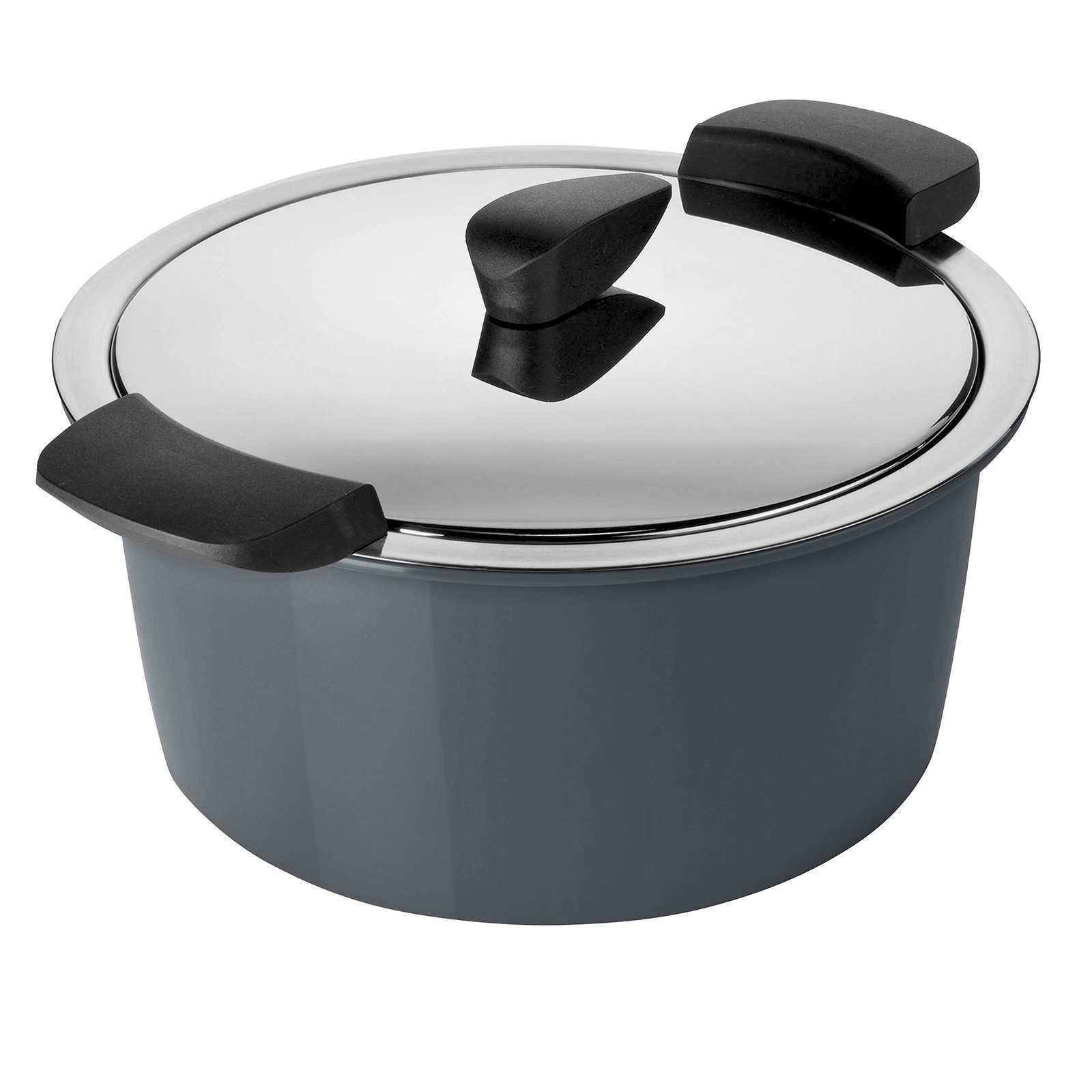 Kuhn Rikon  Hotpan Stainless Steel Cooking Pot with Insulated Bowl 3.2Quart Gray