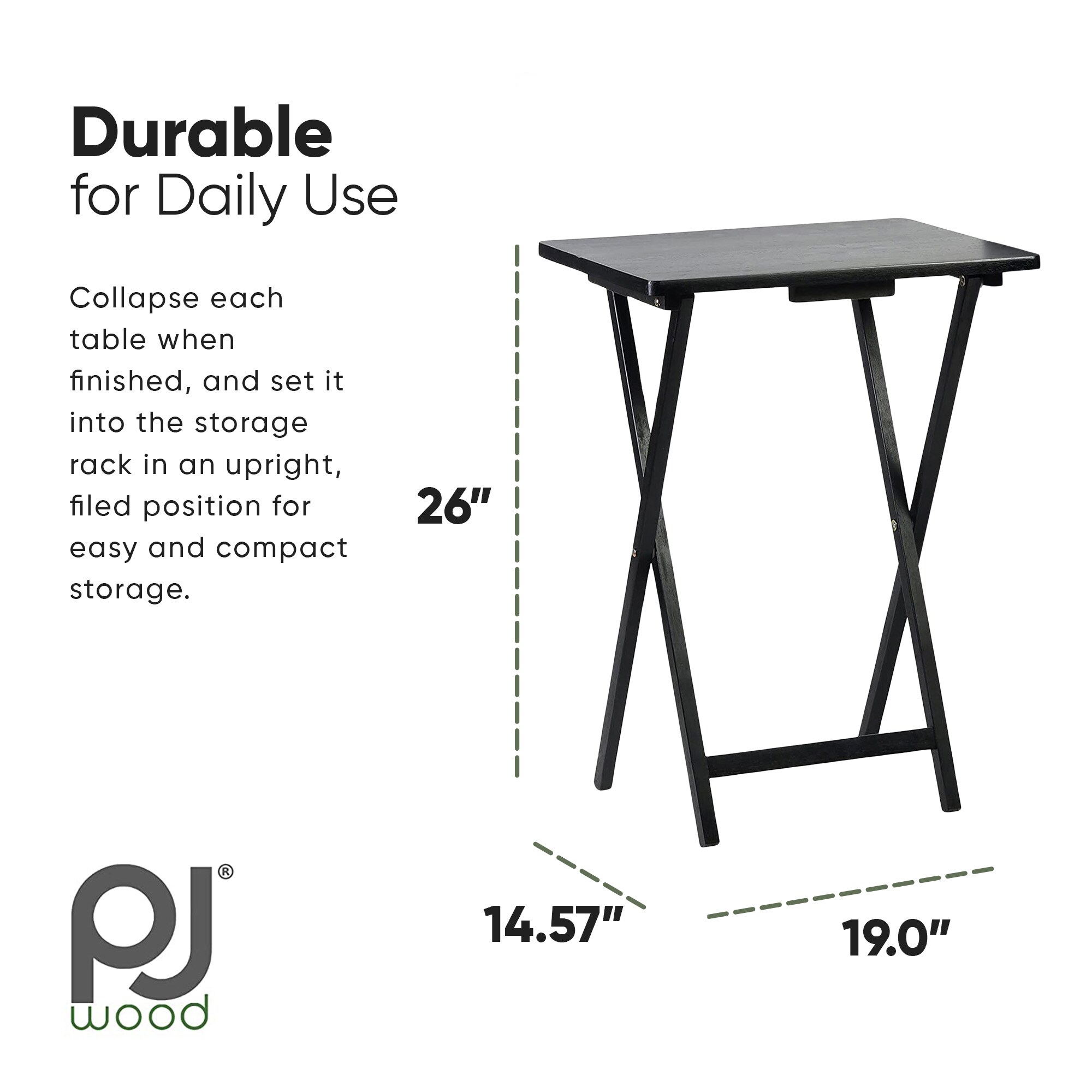 PJ Wood 304531 Folding-Tables - View #2