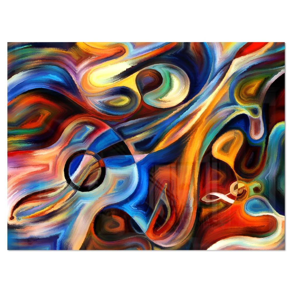 Designart MT6152-20-12 12-Inches H x 20-Inches W Abstract Metal Print