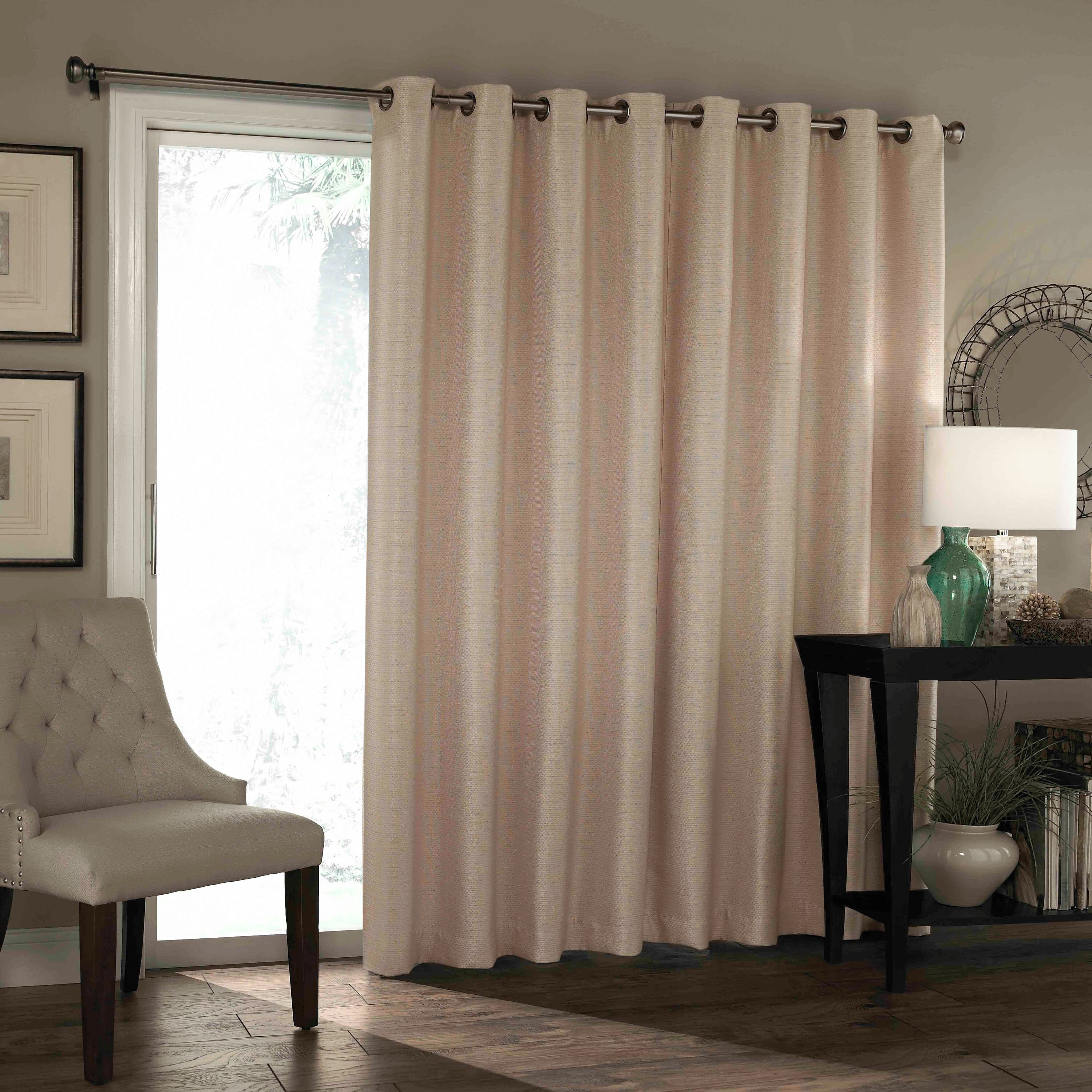 Eclipse 10577100X084WHT 100-Inches Wheat Blackout Grommet Single curtain panel