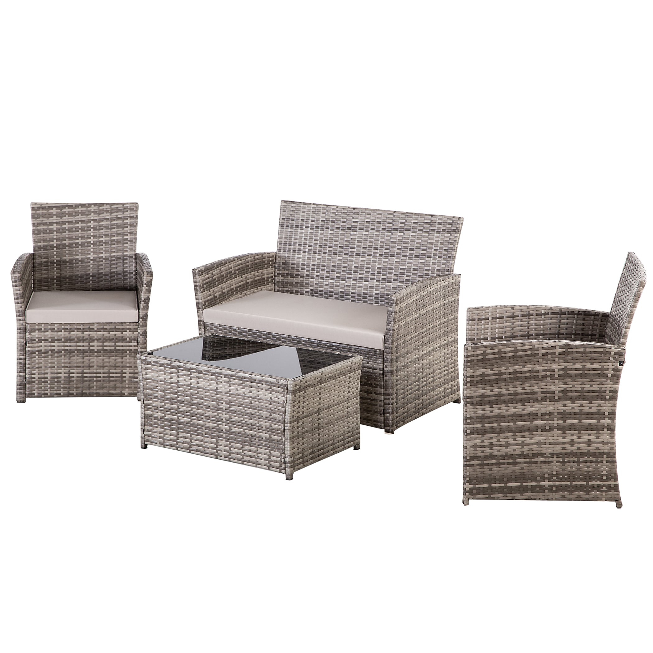 EarlGrove LS-ZJ003GYGY Patio-Conversation-Sets - View #2