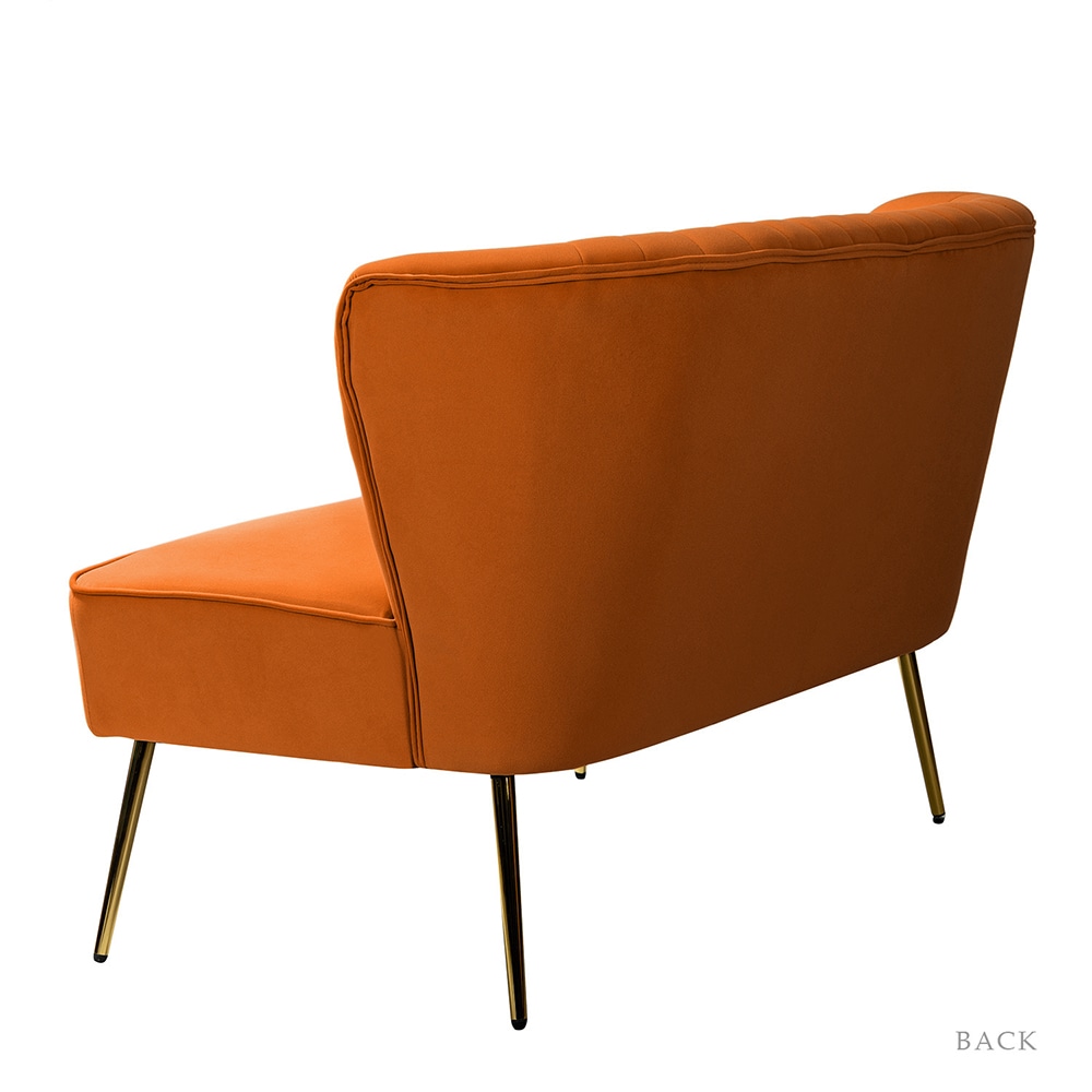 14 Karat Home SFM0140-ORANGE Sofas-Loveseats - View #4