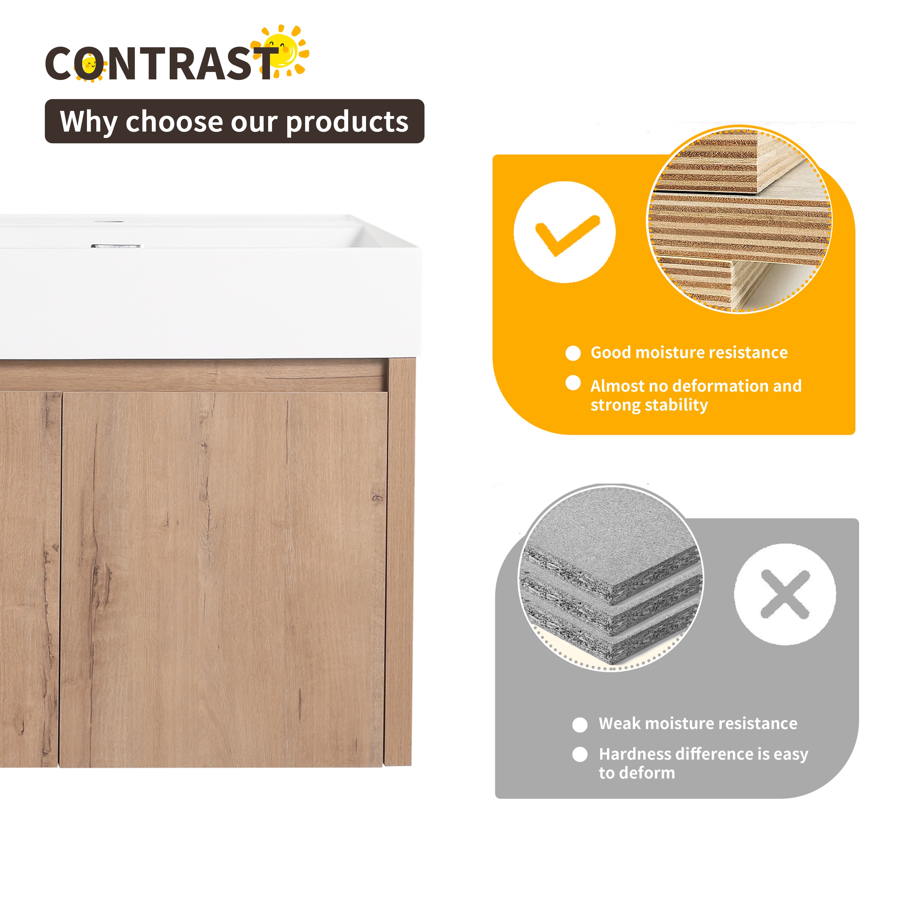 Forclover QNM-0860-IMO Bath-Vanity-Combo - View #5