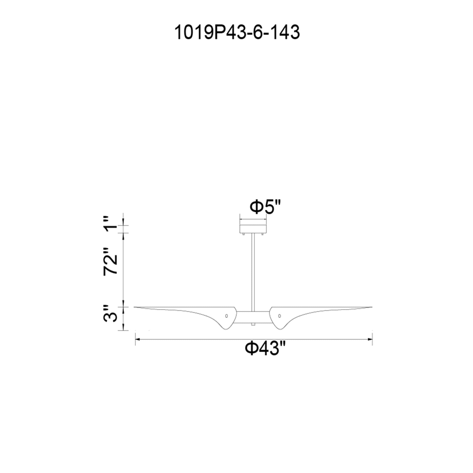 CWI Lighting 1019P43-6-143 b090015 - View #6