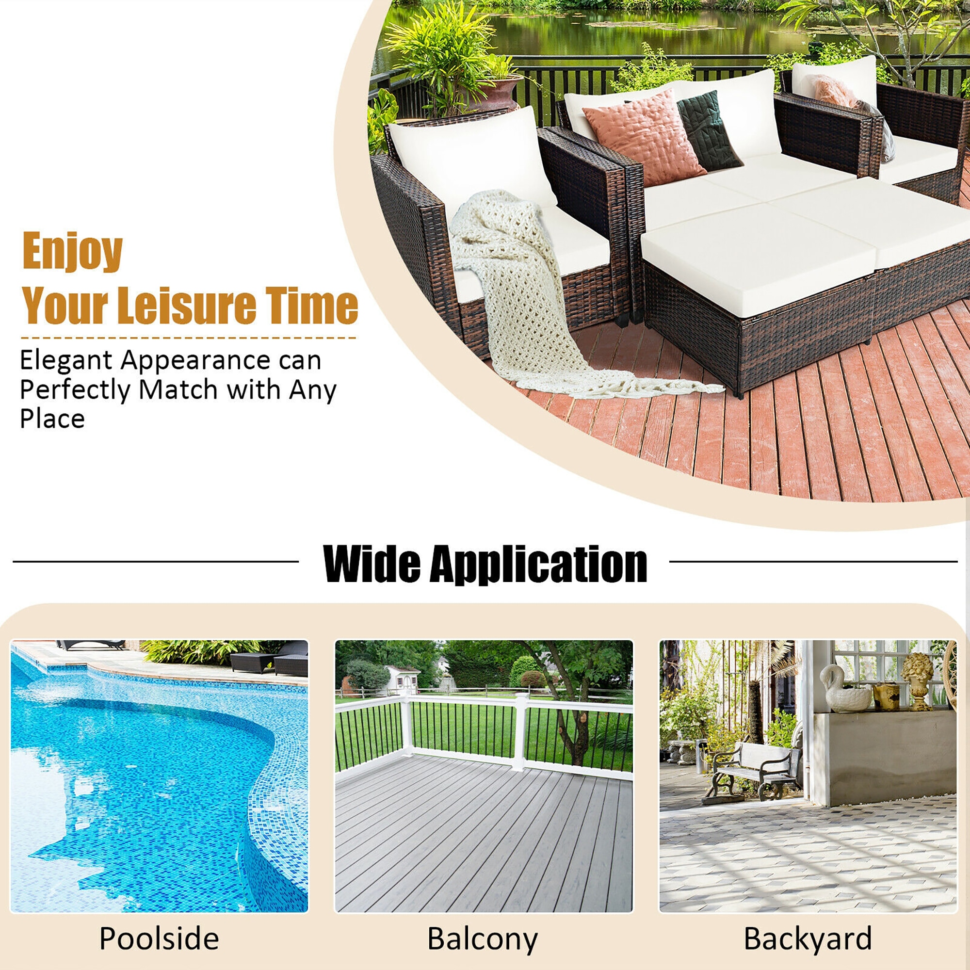 BABOOM BOM-AWH+-CO Patio-Conversation-Sets - View #10