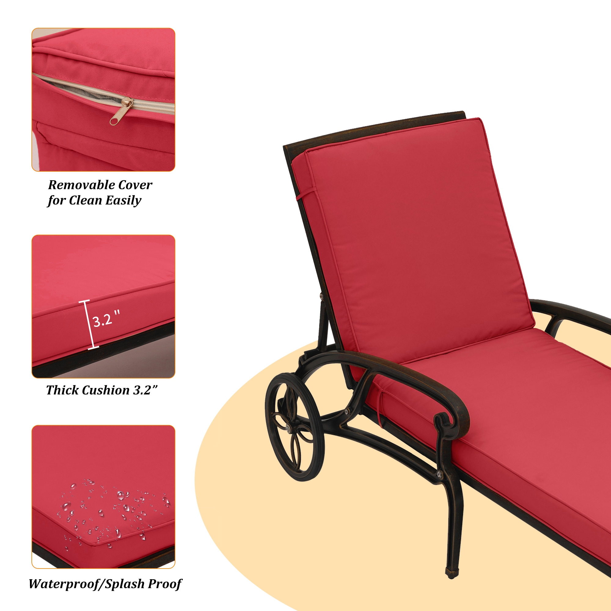 CASAINC HF-WF-HW003-2 Patio-Chairs - View #5