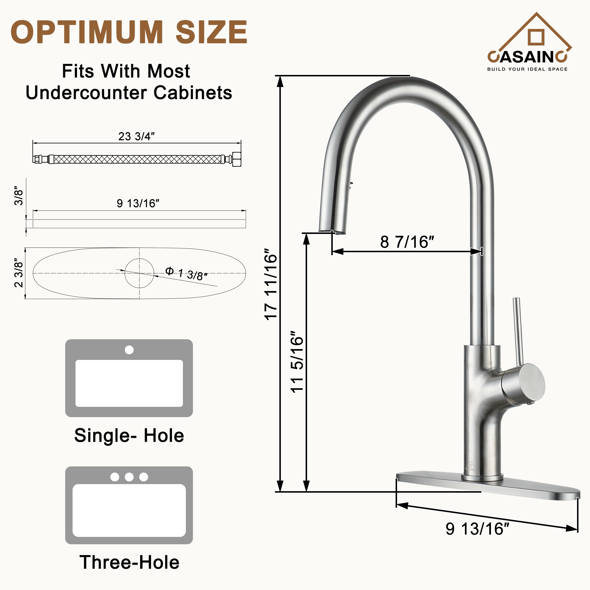 CASAINC YT-31MB-S Kitchen-Faucets - View #10