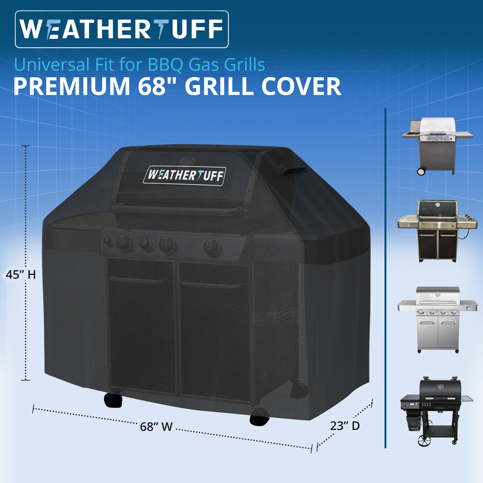 WEATHERTUFF WTW-68 Grill-Covers - View #2