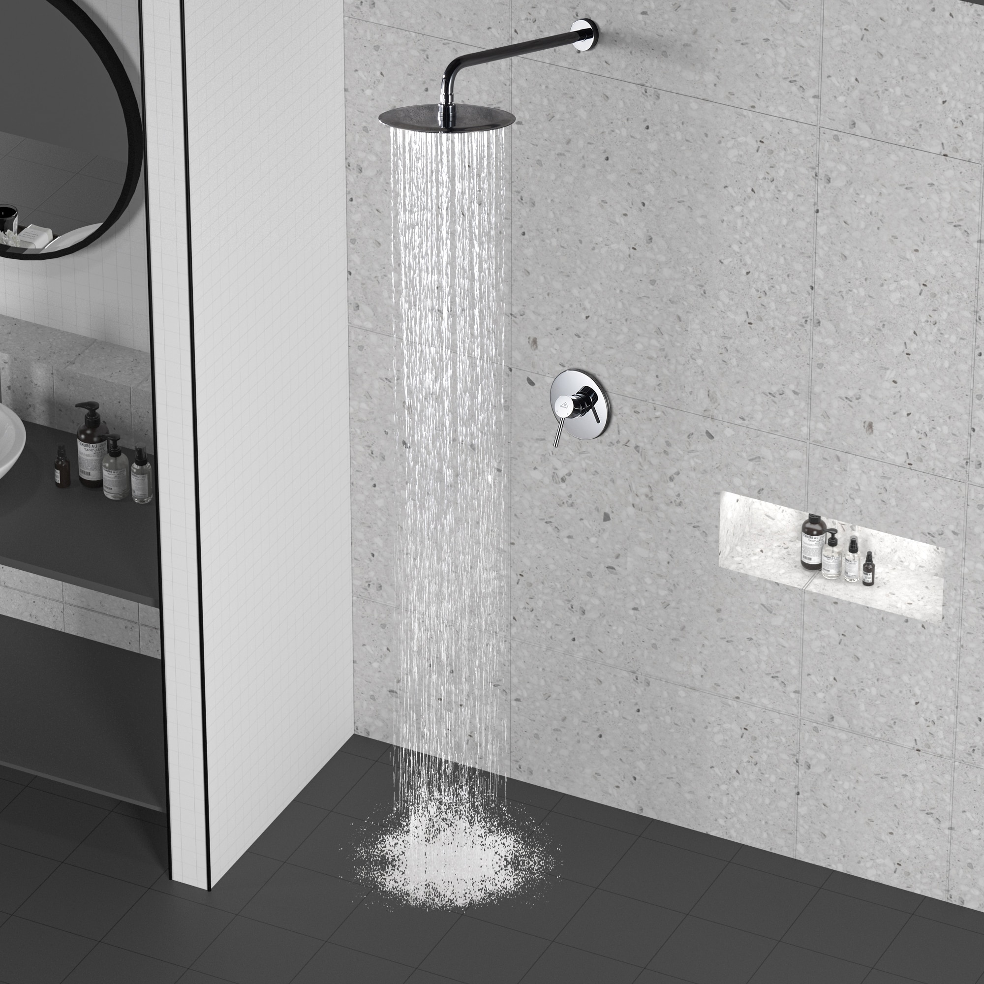 CASAINC M6609-A-10-CP Tub-Shower-Faucets - View #3