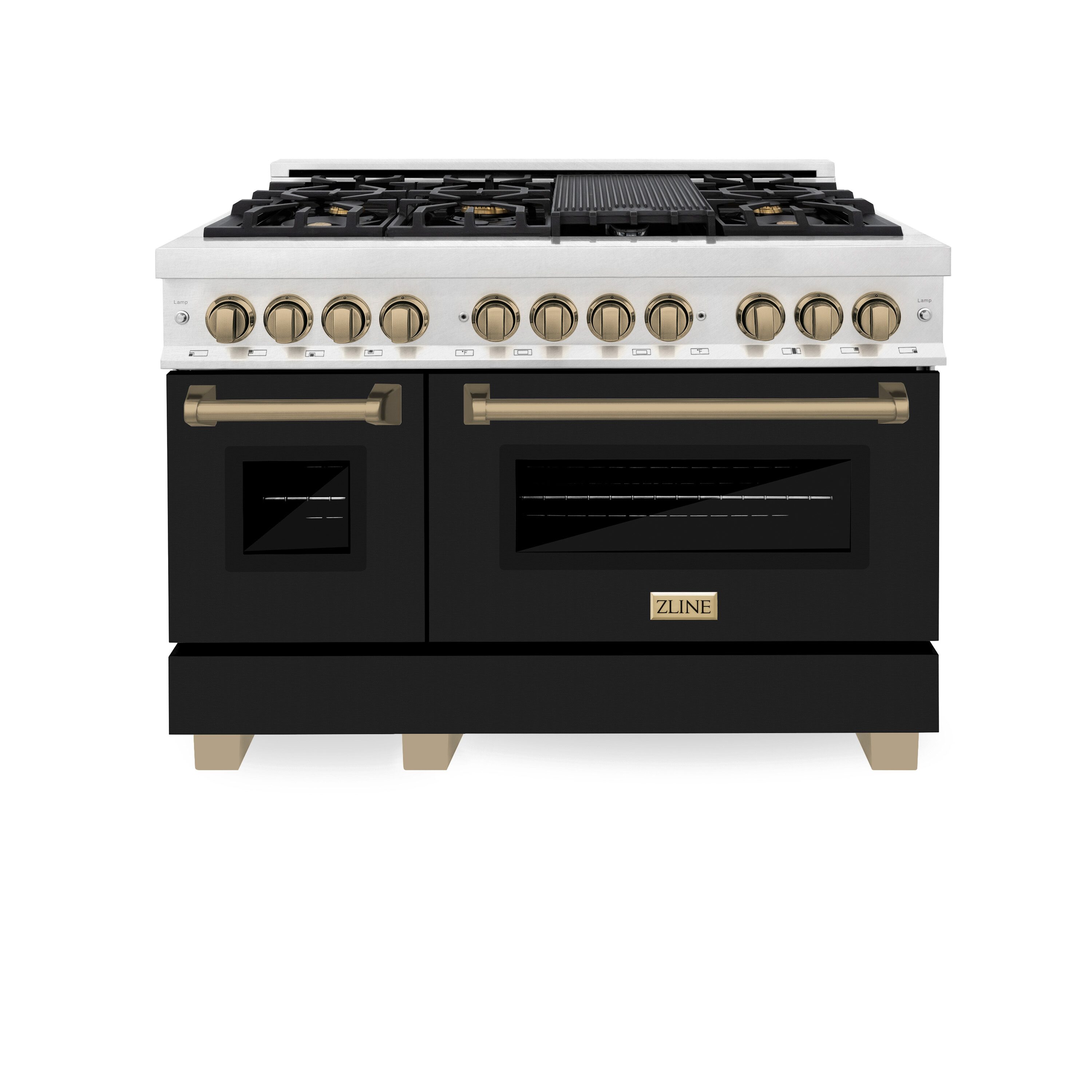 ZLINE KITCHEN & BATH RASZ-BLM-48-CB Double-Dual-Fuel-Ranges - View #2