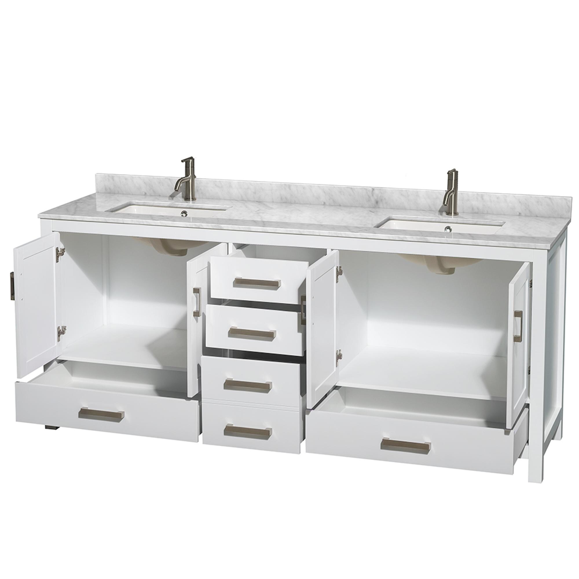 Wyndham Collection WCS141480DWHCMUNSMXX Bath-Vanity-Combo - View #3