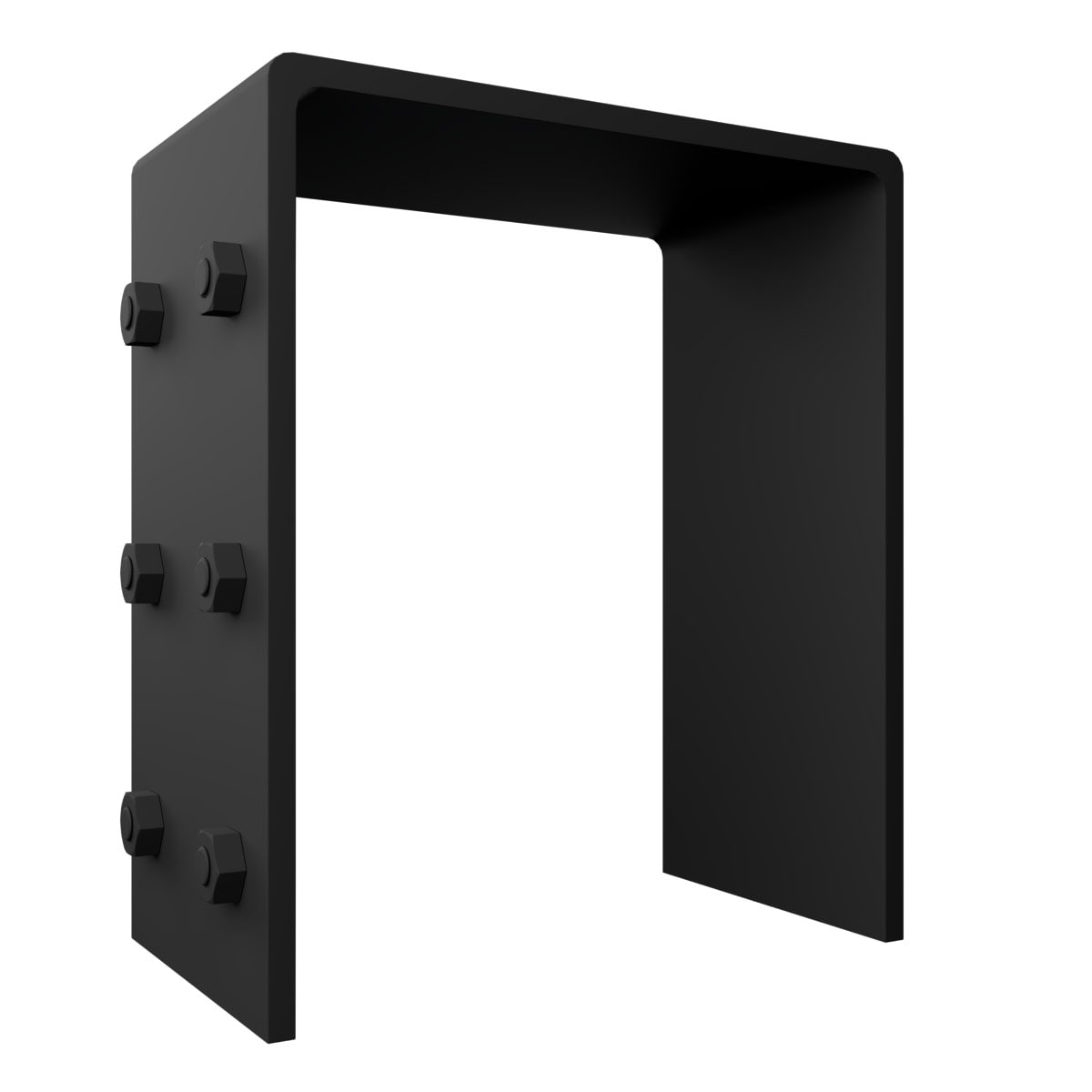 Ekena Millwork BMSTRP10X12S 1-in x 10-in x 6-in Smooth Strap Finished Urethane U-Shaped Decorative Strap