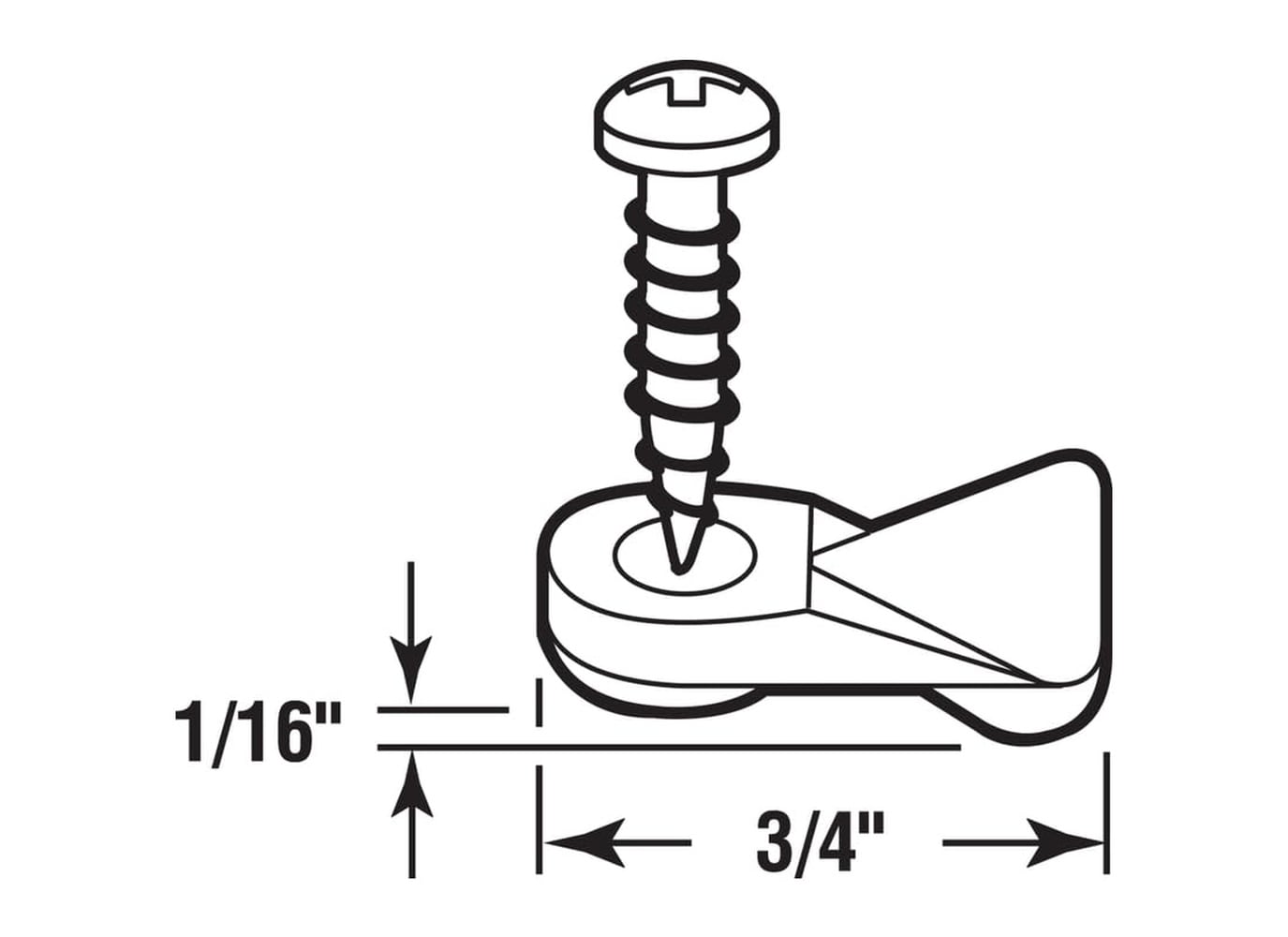 Prime-Line 52869 Storm-Window-Panel-Clips - View #2