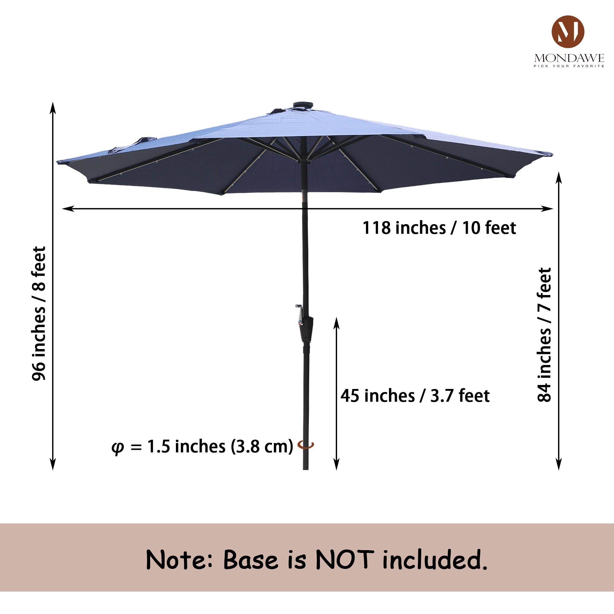 Mondawe BL07-HY Umbrellas-2 - View #8