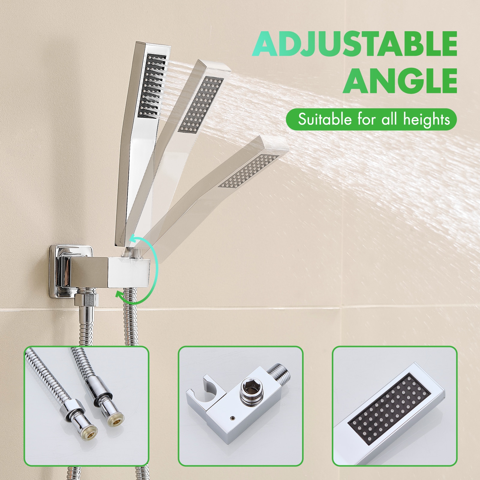 Tahanbath MT2-2P374326 Showerhead-Bar-Panels - View #5