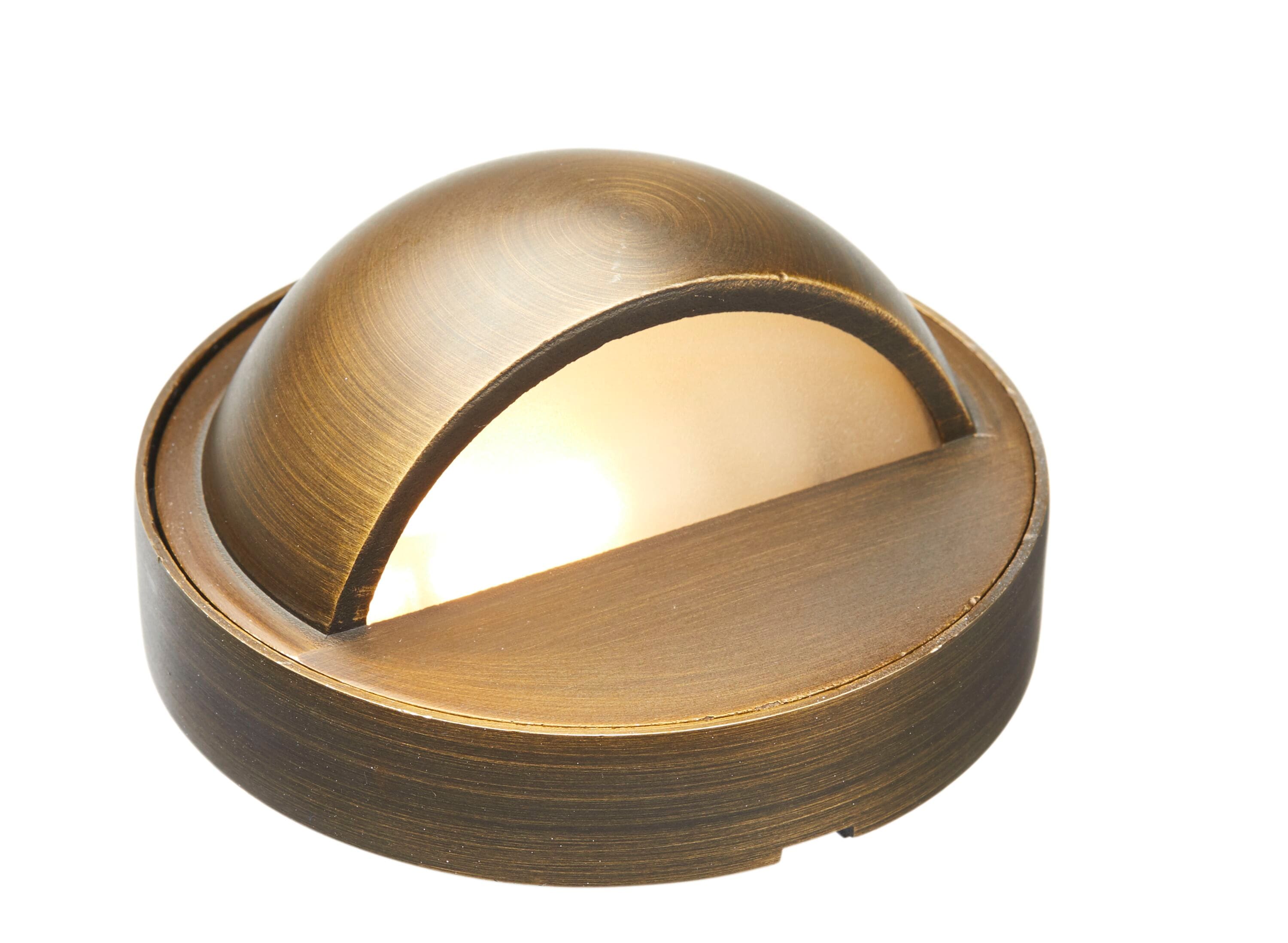 VOLT LOW-VDL-600-BBZ 300 -Lumens 3 -Watt Bronze Low voltage Plug-in LED Outdoor Deck light 2700-K