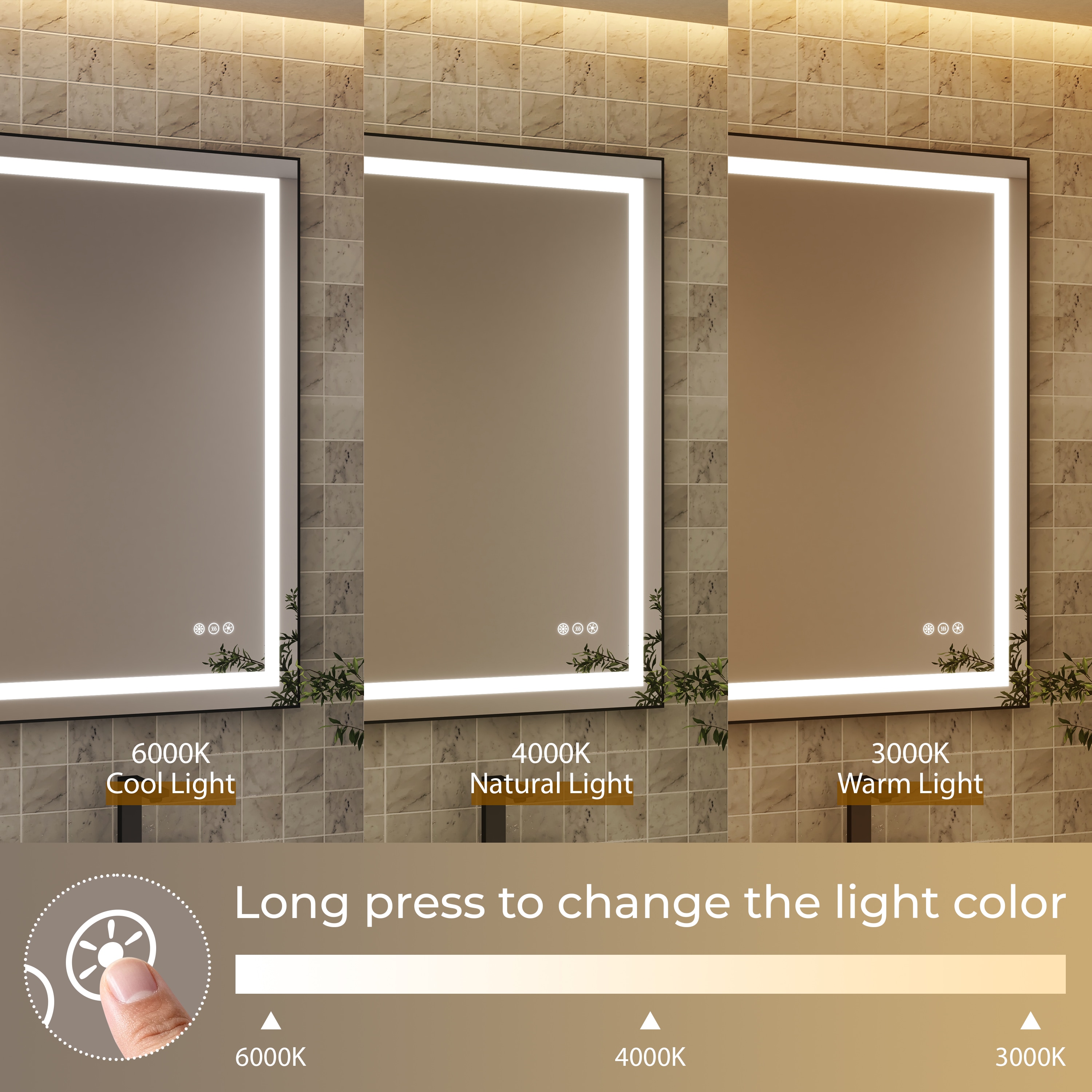 CASAINC CV-W54326743 Framed-Bath-Mirrors - View #7