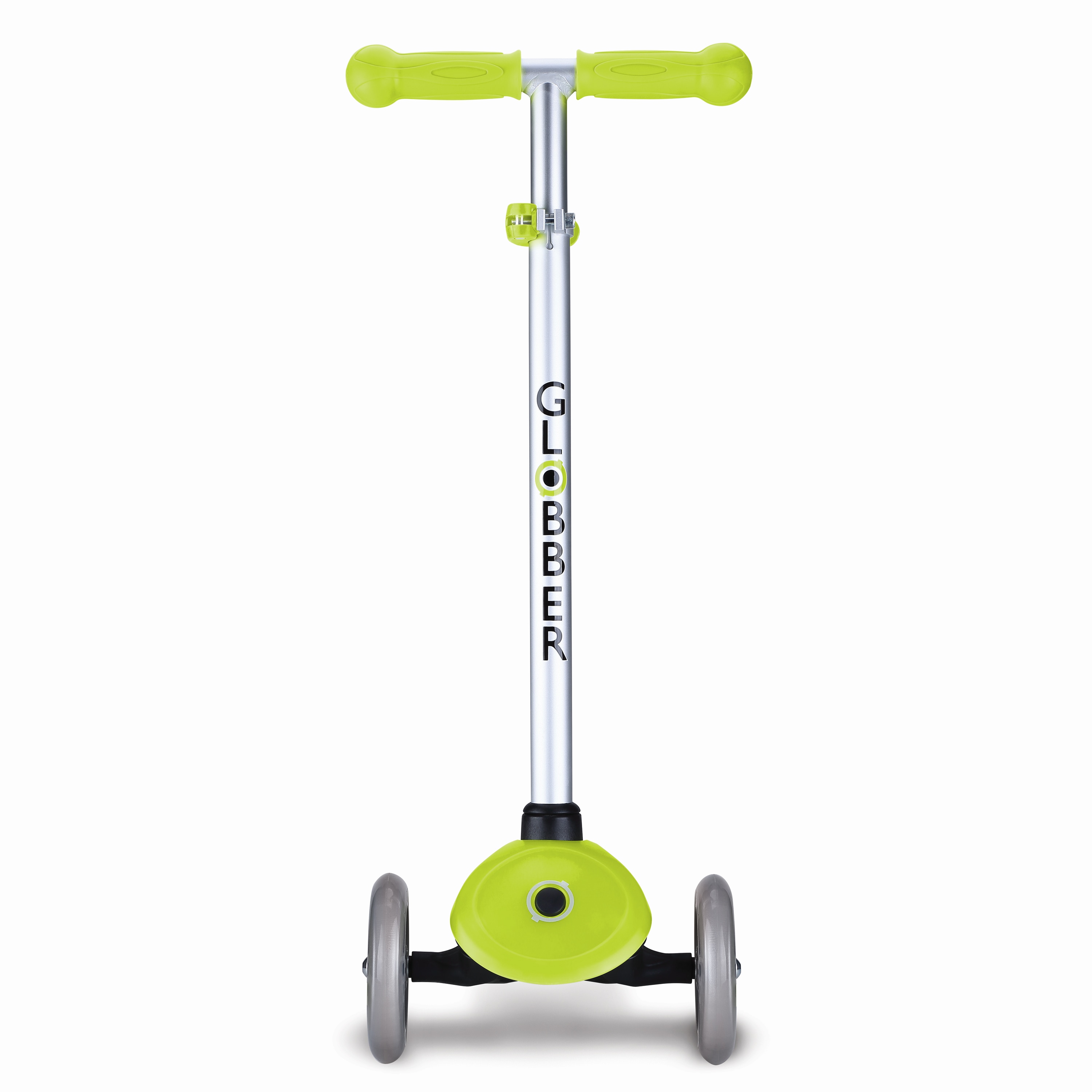 Globber Primo 3-Wheel Adjustable Kids Kick Scooter Comfort Grips, Green in Scooters department at Lowes.com