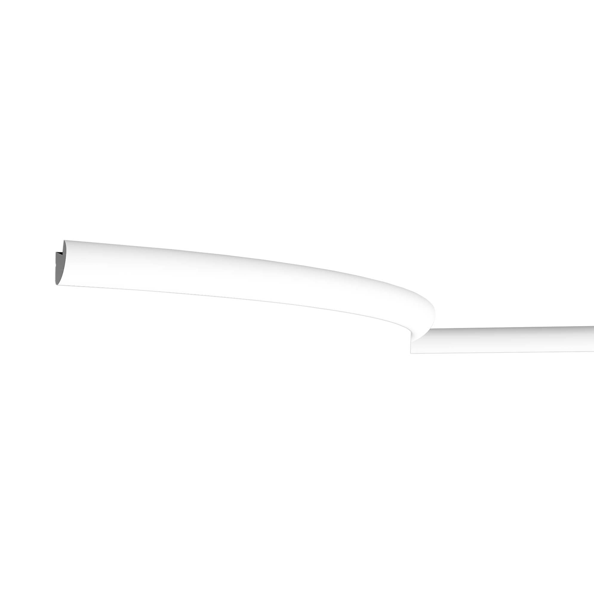 Orac Decor CX188F Orac Crown Moulding 78-in Primed Polyurethane Crown Moulding