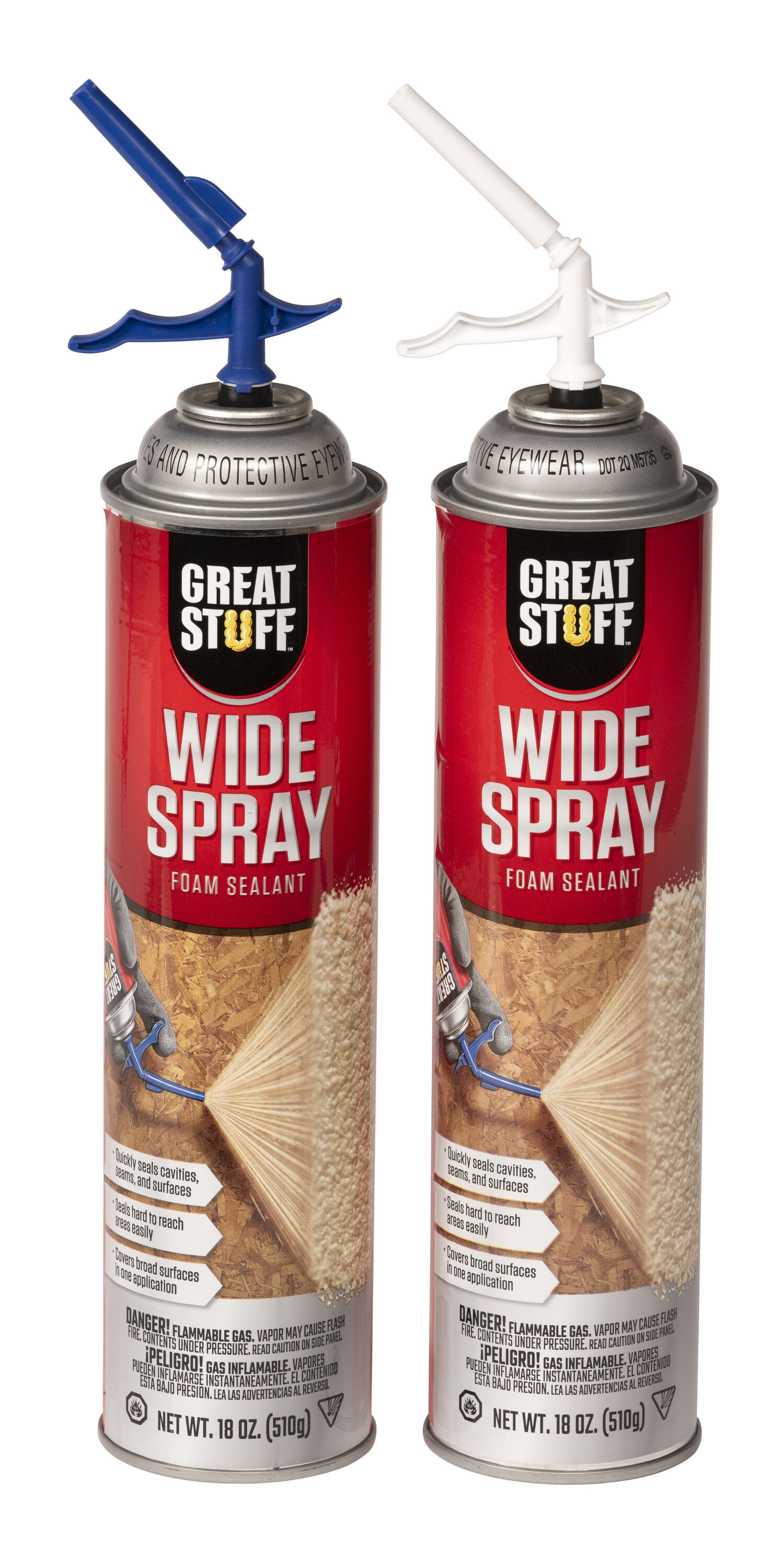 GREAT STUFF Wide Spray (2-Pack) 18-oz. Spray tube Indoor/Outdoor Spray ...