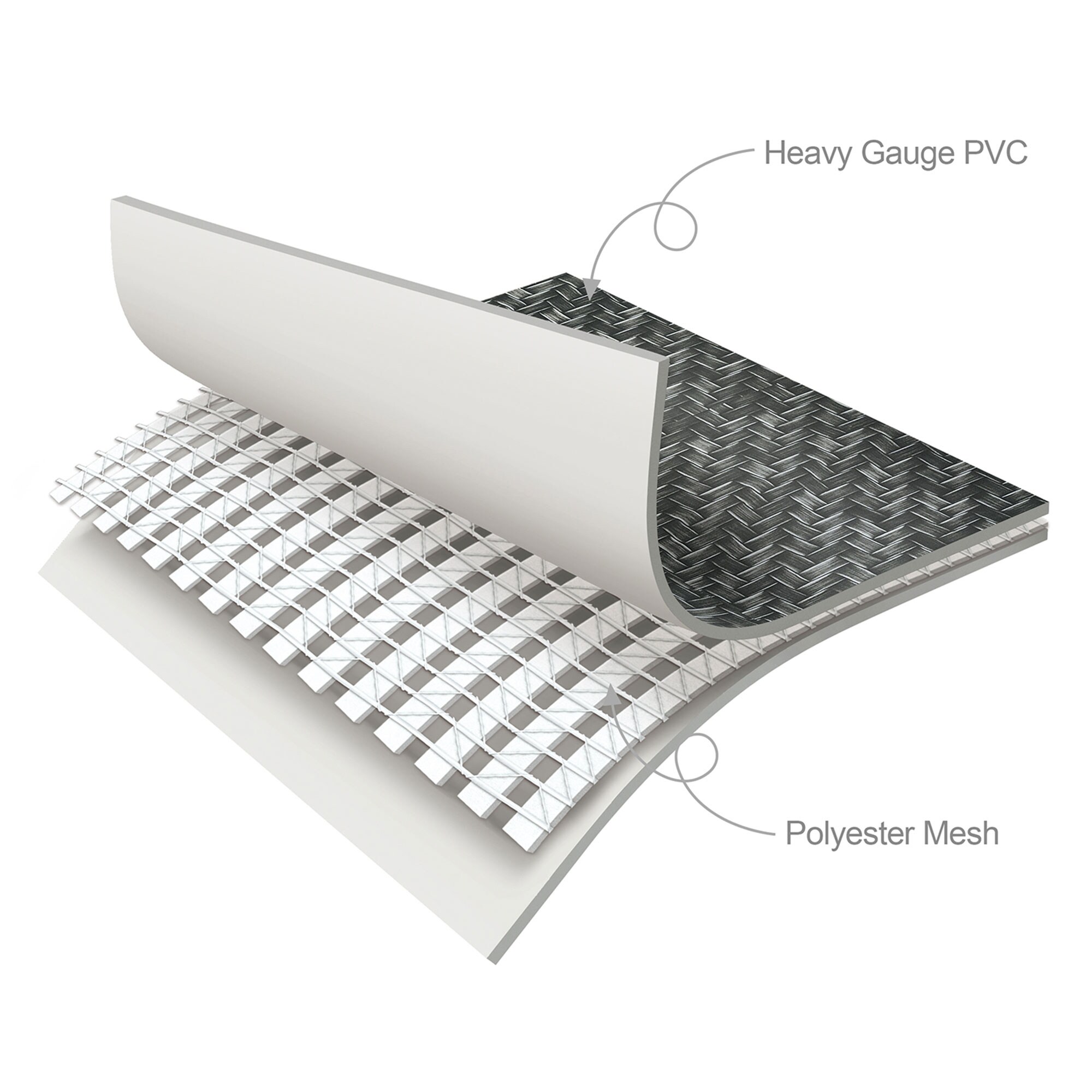 Funsicle 22ft x 52in Dark Herringbone Metal Frame Round Pool