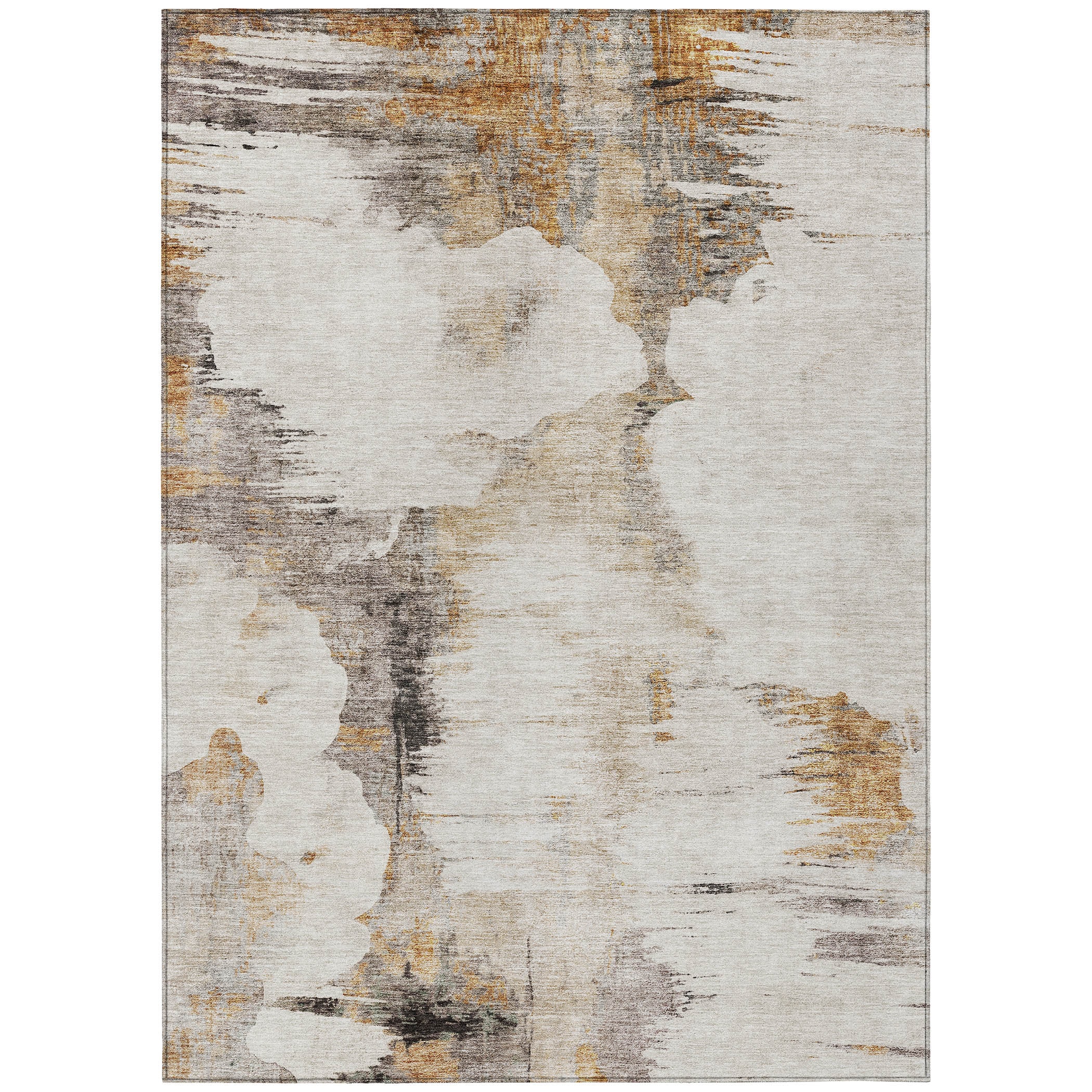 Addison Rugs ACN710BG5X8 Chantille ACN710BG 5 x 7 (ft) Polyester Beige Rectangular Indoor/Outdoor Geometric Machine washable Area rug