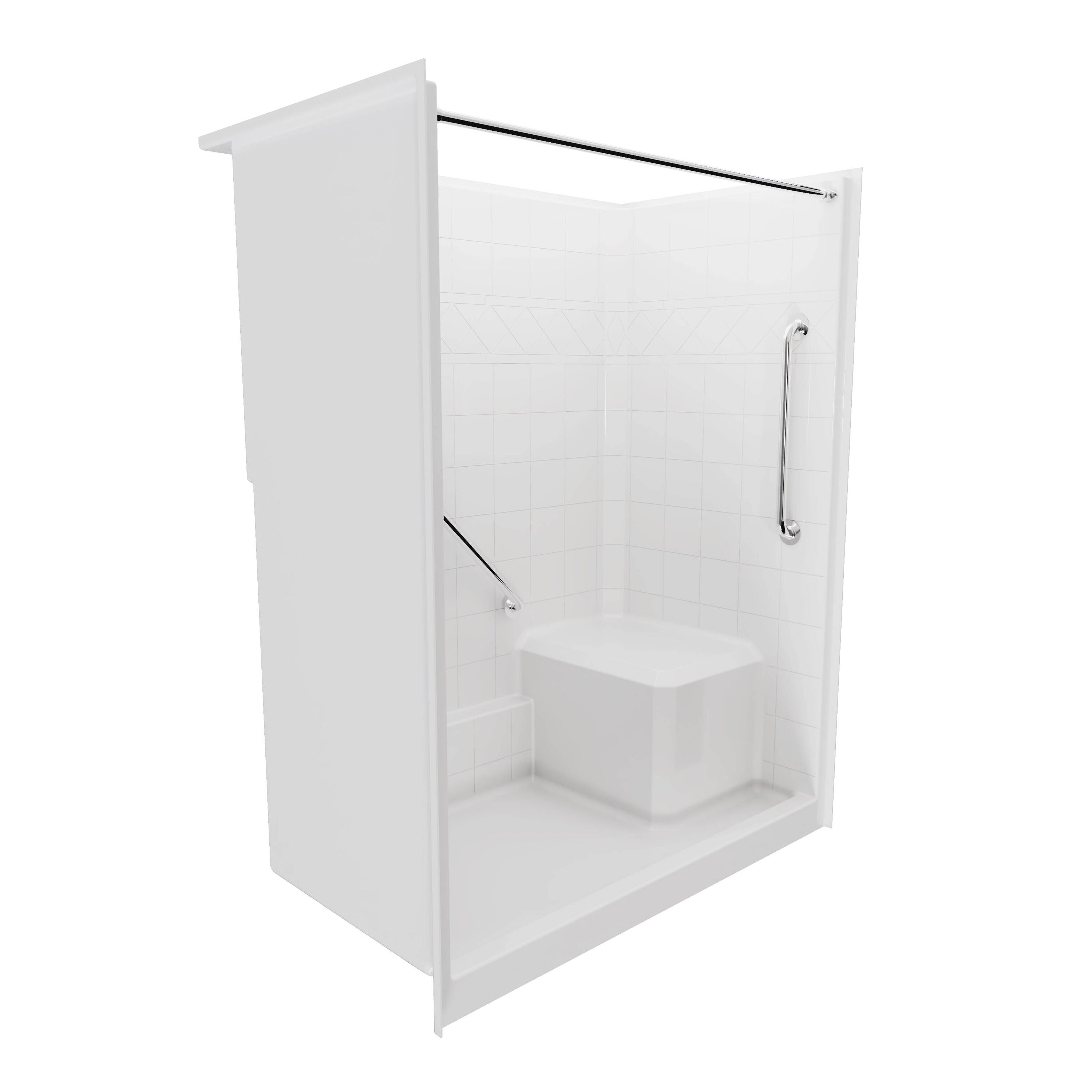 Laurel Mountain LM6036SH1S1PRWC2 Alcove-Shower-Kit - View #3