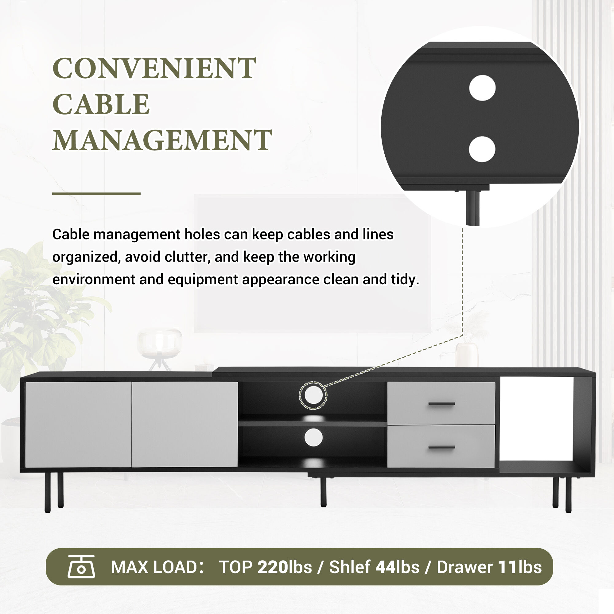ModernLuxe L3P-N710P188172B Tv-Stands - View #6