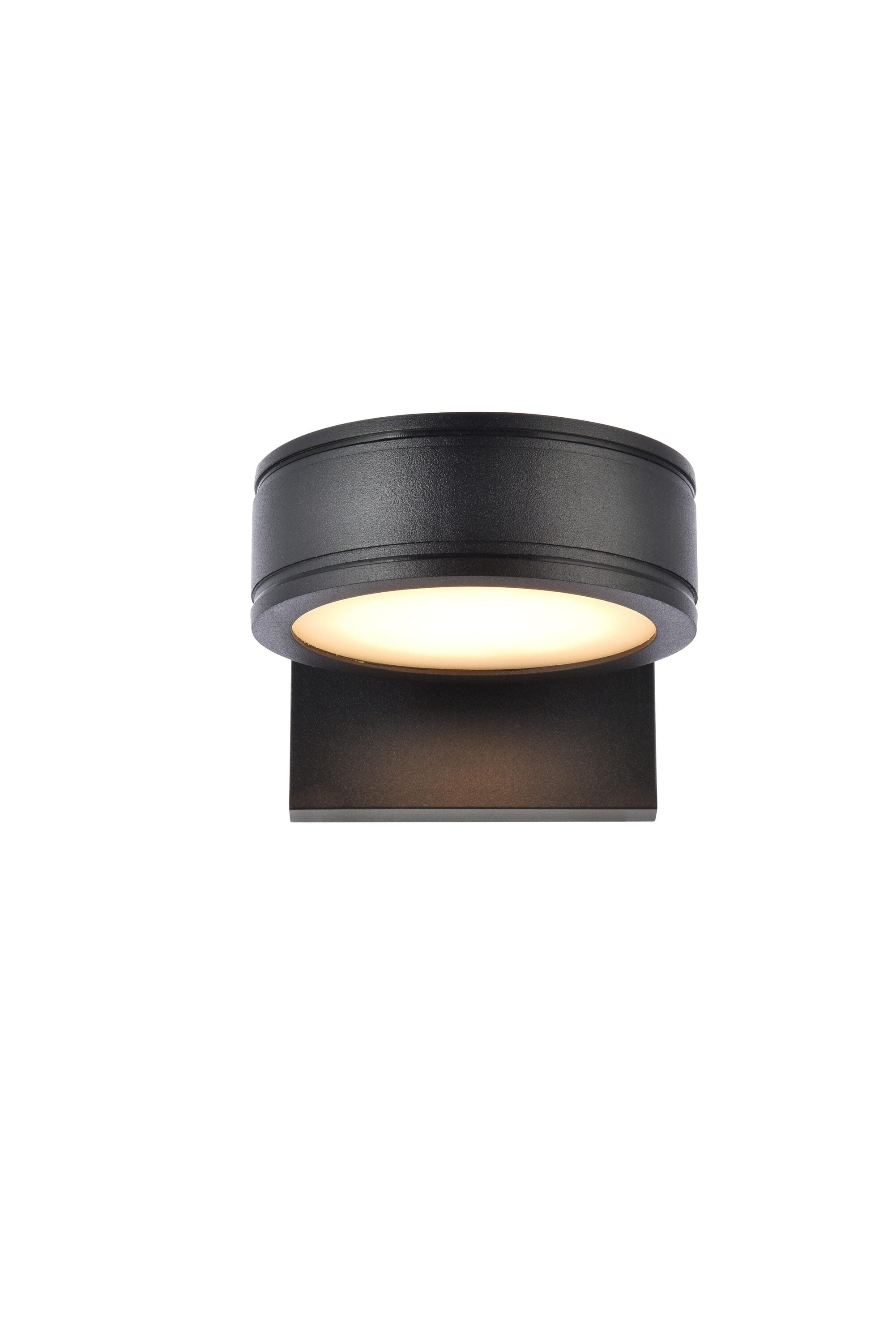Simply Living Home Carvella Integrated LED Wall Sconce in Black