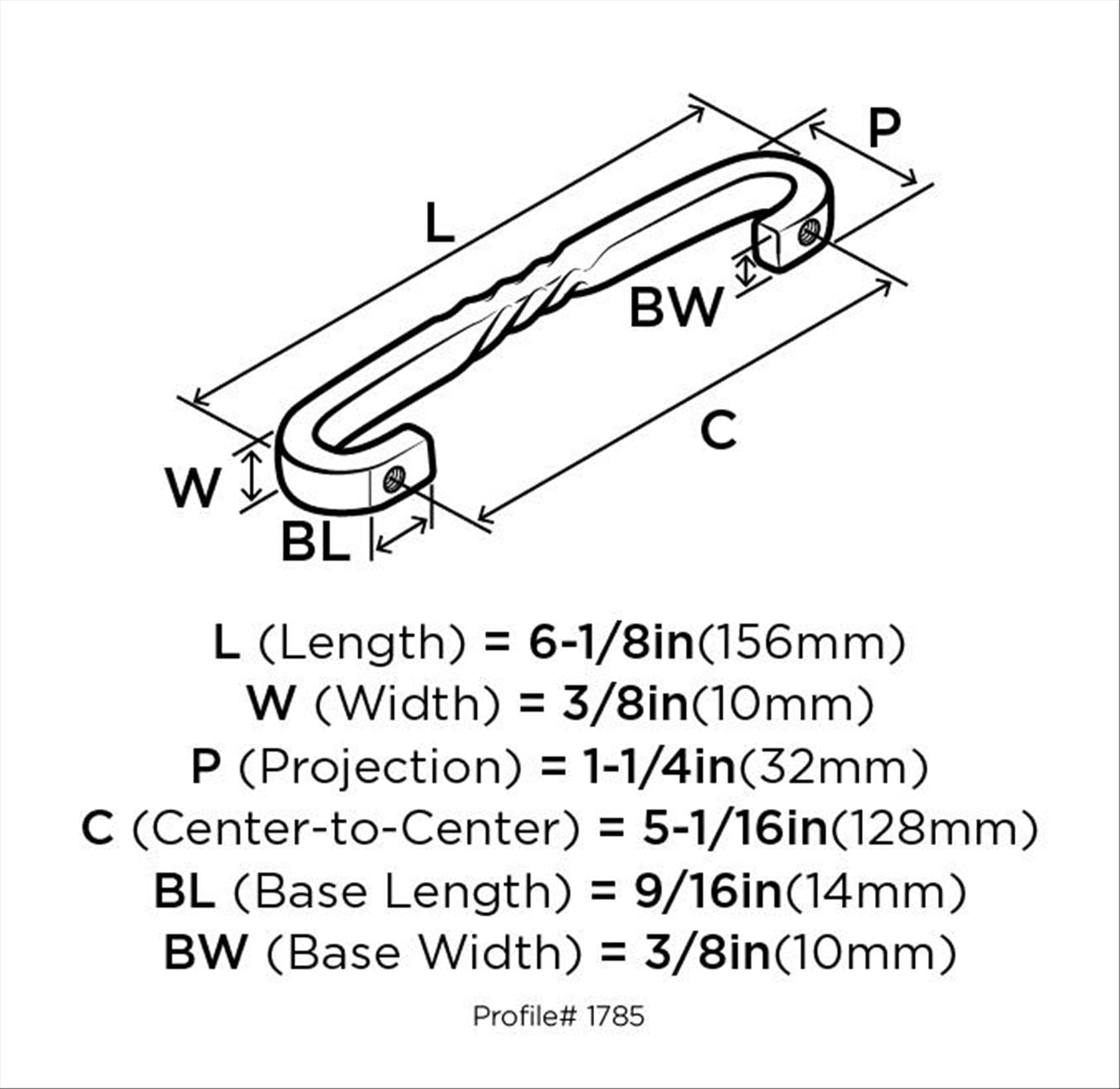 Amerock BP1785G10 Cabinet-Pulls - View #2