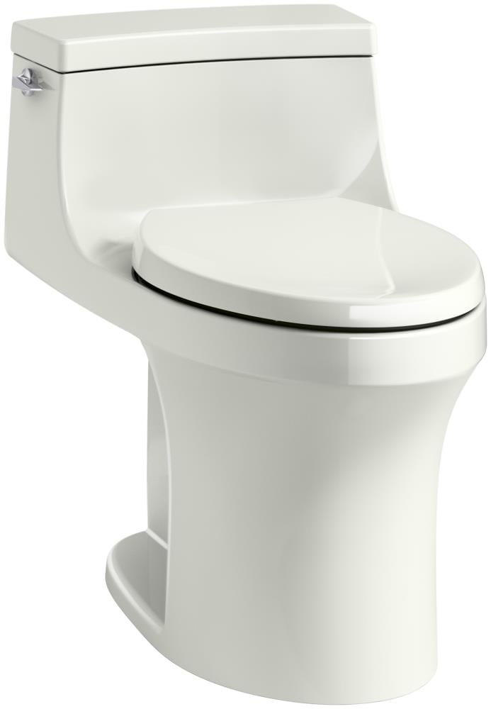 KOHLER 5172-NY San Souci Dune Compact elongated Standard height 1-piece Toilet 12-in Rough-In WaterSense 1.28 GPF