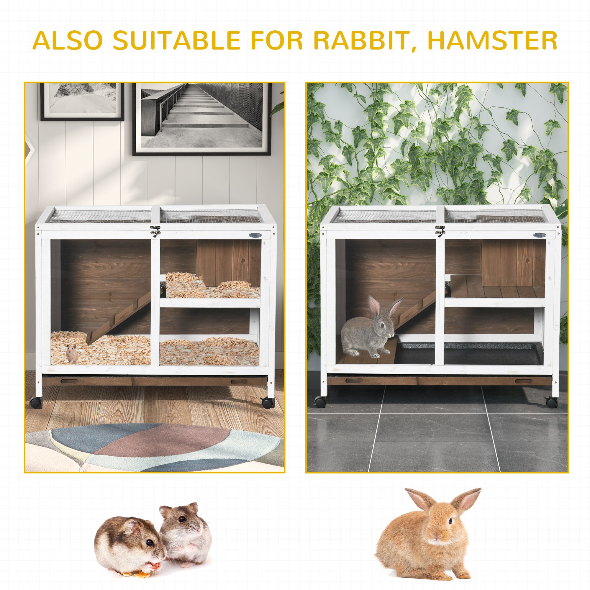 LUXEYARD DS-Y-W2225-P217665 Chicken-Coops-Rabbit-Hutches - View #3