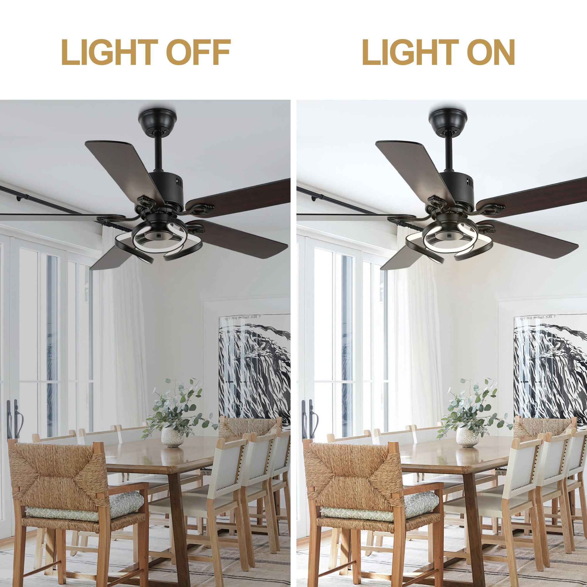 Oaks Decor DC5217OKEL-B Ceiling-Fans - View #9