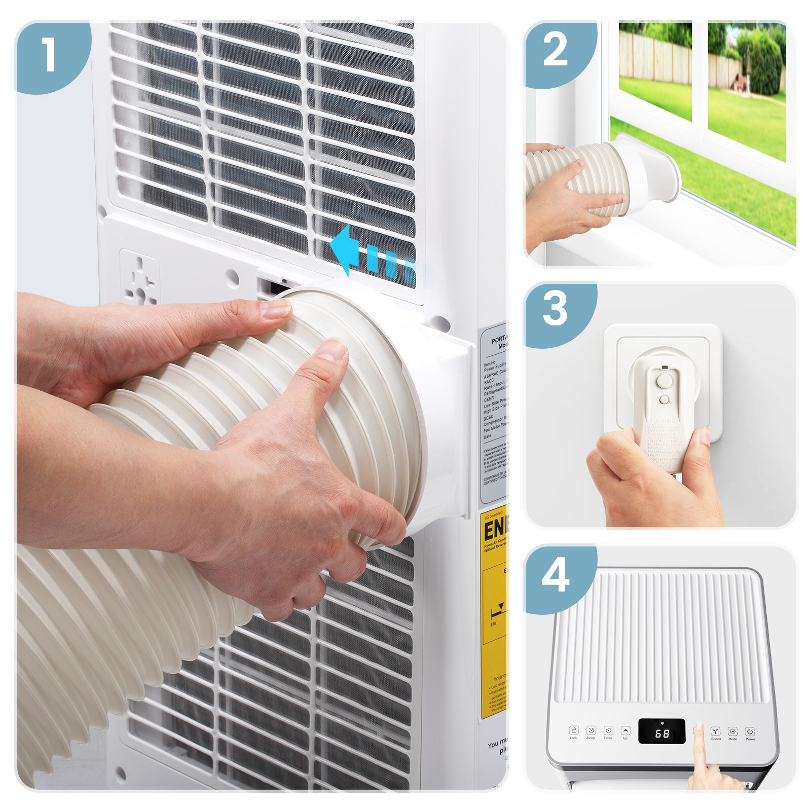 COWSAR LSA4213AC10K Portable-Air-Conditioners - View #6