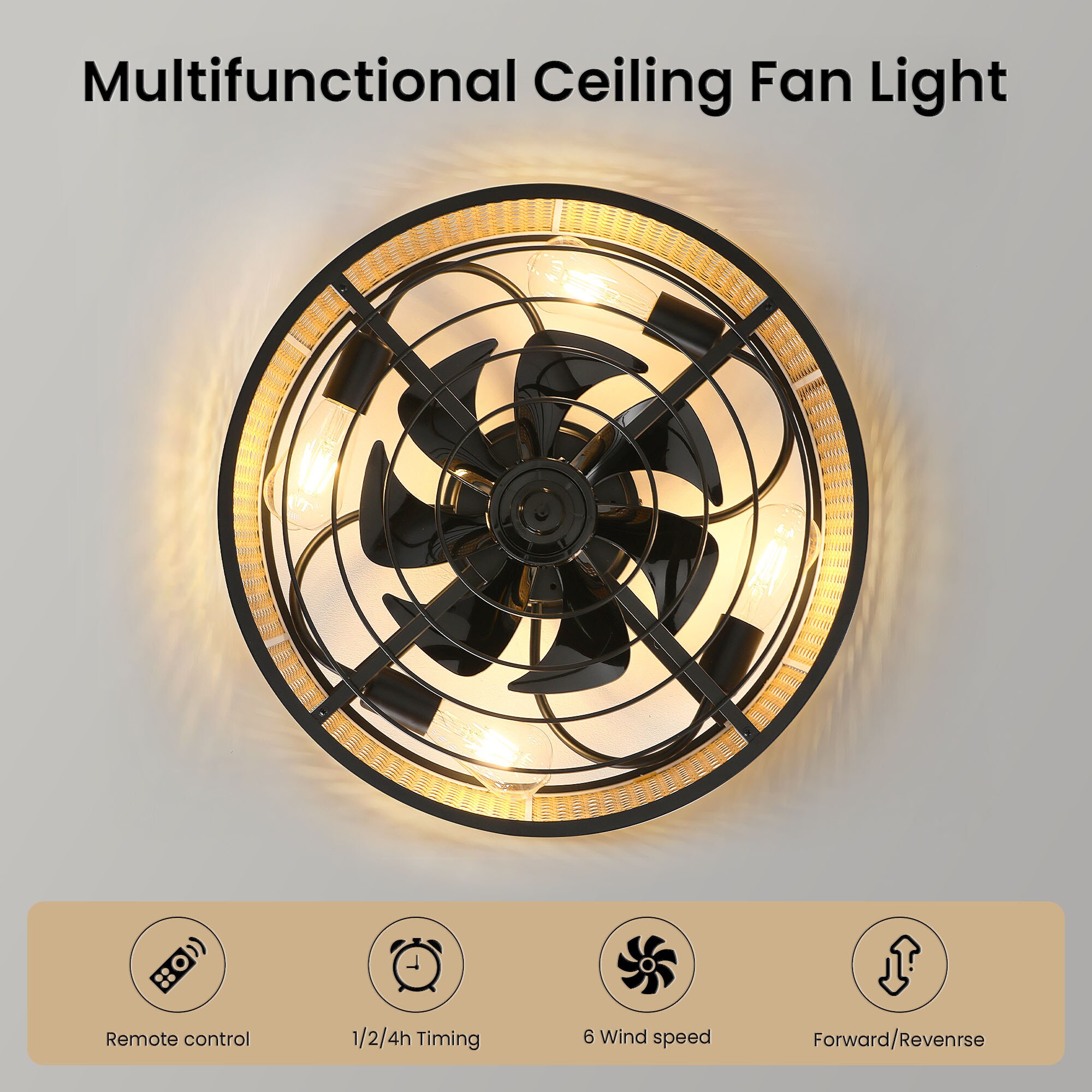 KAISITE 8105CF-04BY-US Ceiling-Fans - View #12