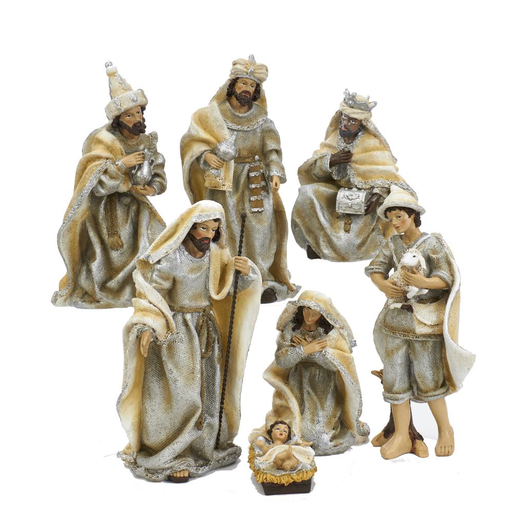 Kurt S. Adler 11.25-in Figurine Nativity Christmas Decor in the