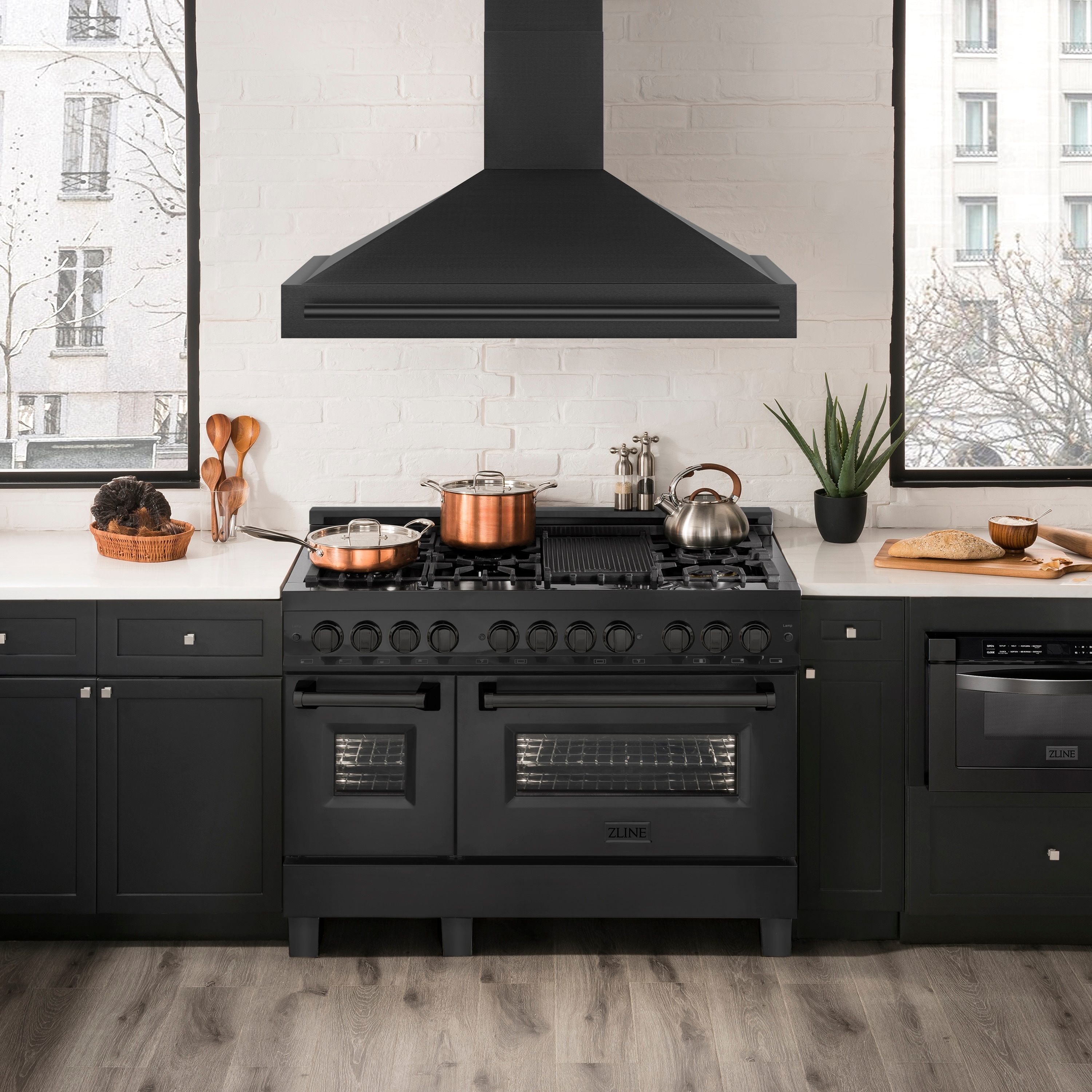 ZLINE KITCHEN & BATH BS655-48-BS Wall-Mounted-Range-Hoods - View #3