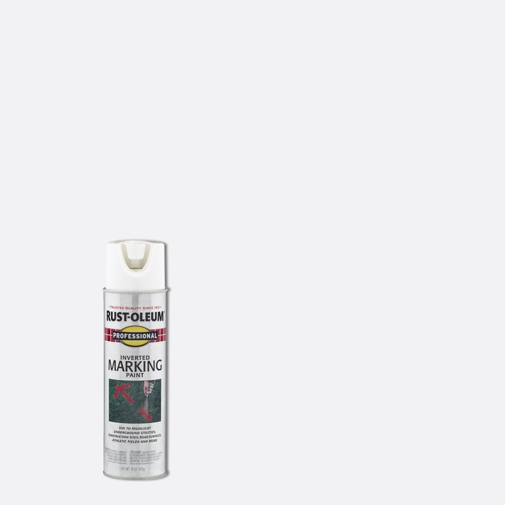 Rust-Oleum 2592838 Professional Inverted White Oil-based Marking paint ( Spray can )