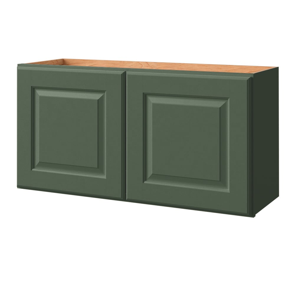 allen + roth 893MT Marston 36-in W x 18-in H x 12-in D Sage Wall Fully assembled Cabinet Raised Panel