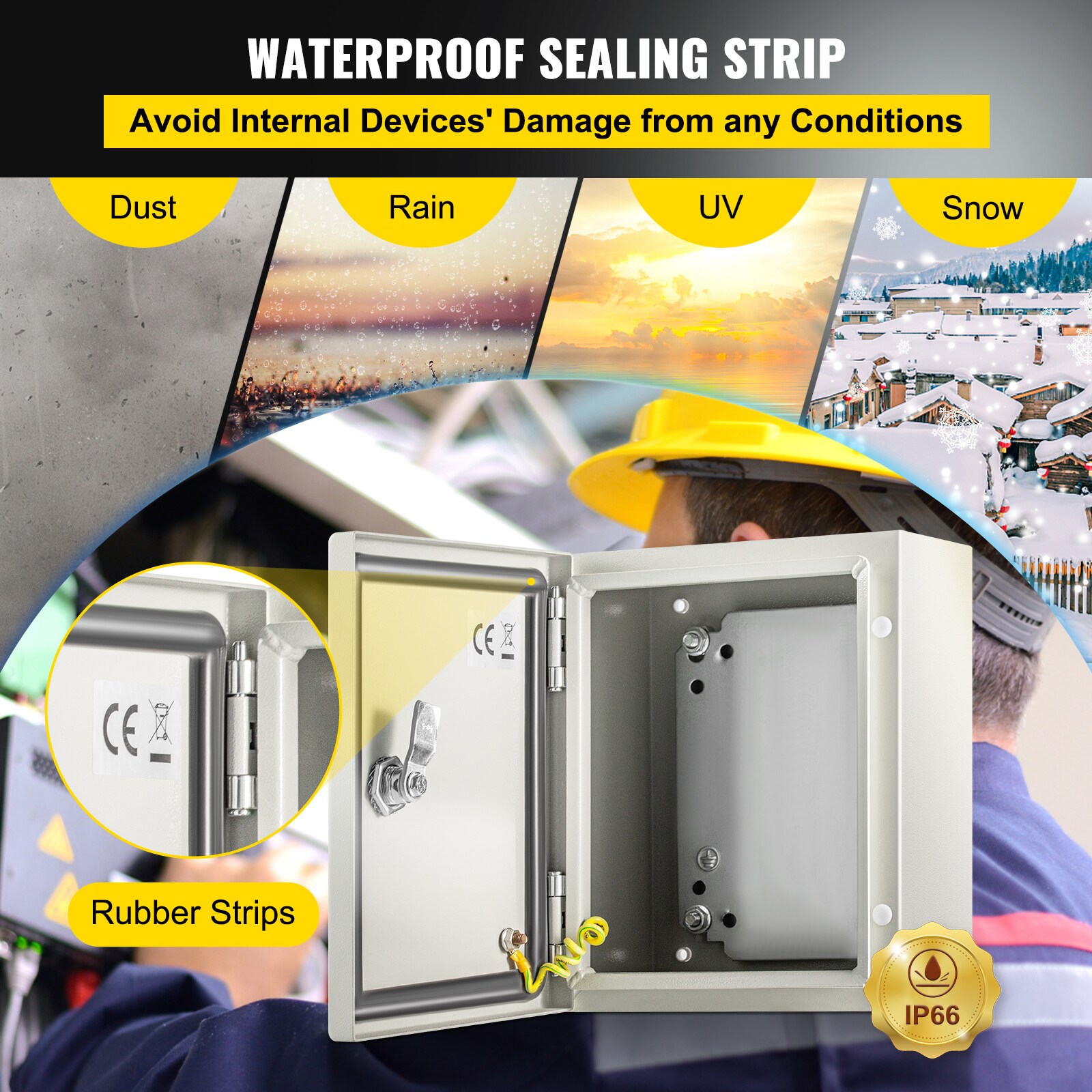 VEVOR SCDQXJSTCFS200223V0 Electrical-Box - View #4