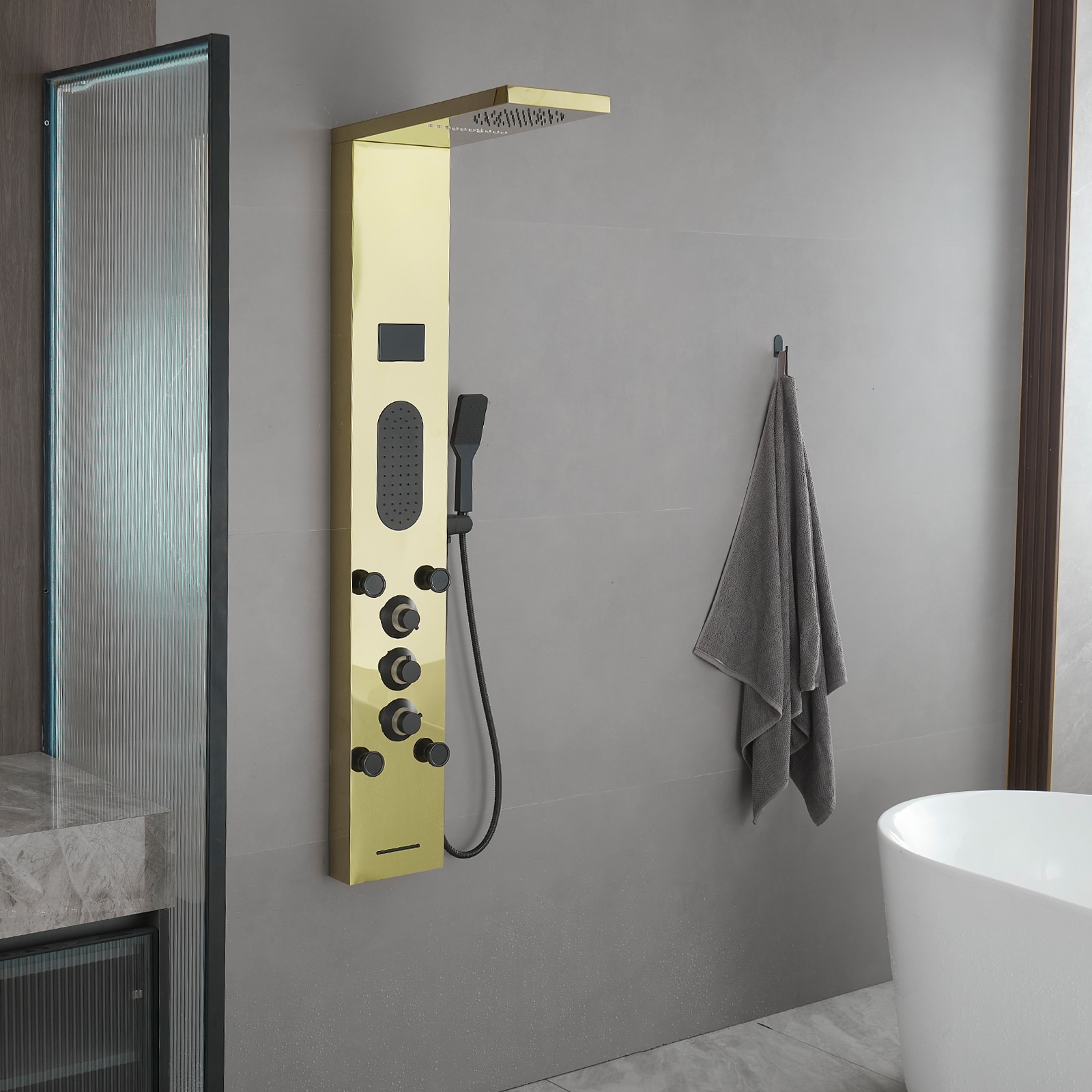BWE YTP26-BGK Showerhead-Bar-Panels - View #3