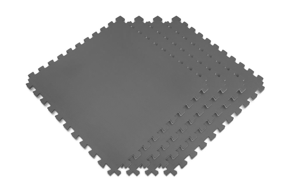 Norsk 24-in W x 24-in L x 0.75-in T Interlocking Foam Gym Floor Tile ...