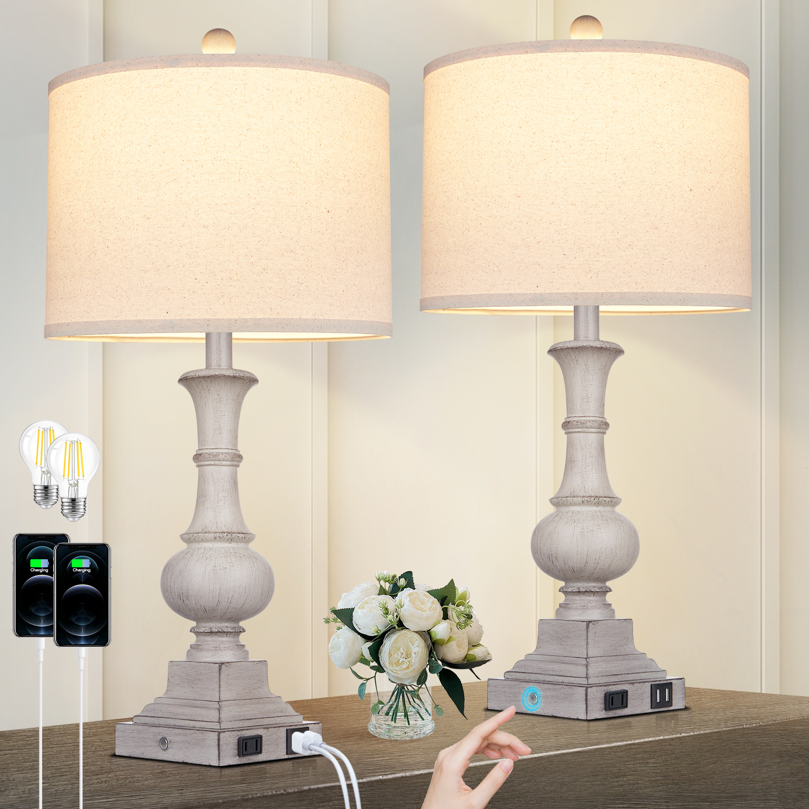 UrFurnishings TD-217 Table-Lamps - View #5